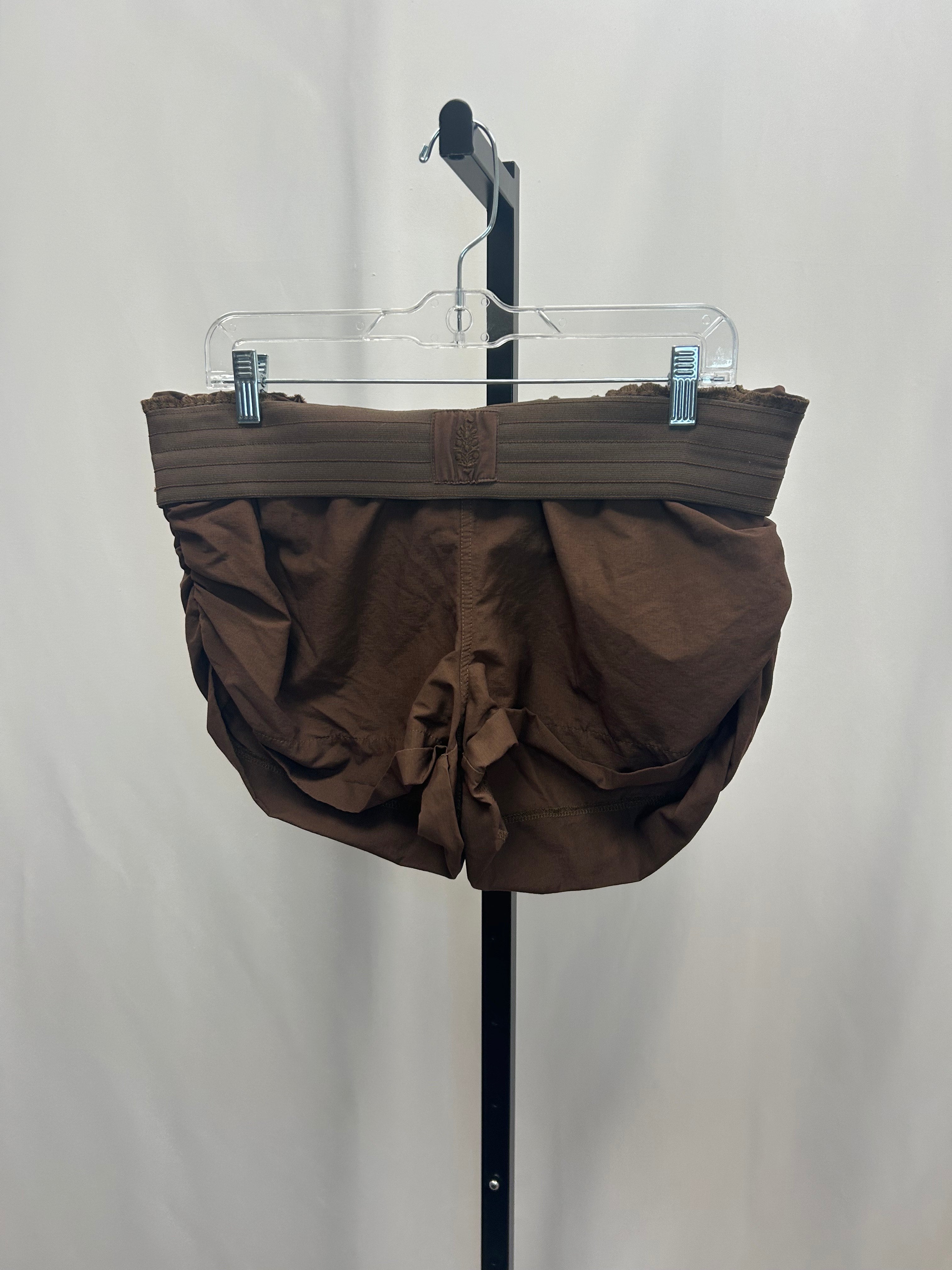 Free people movement brown shorts size M