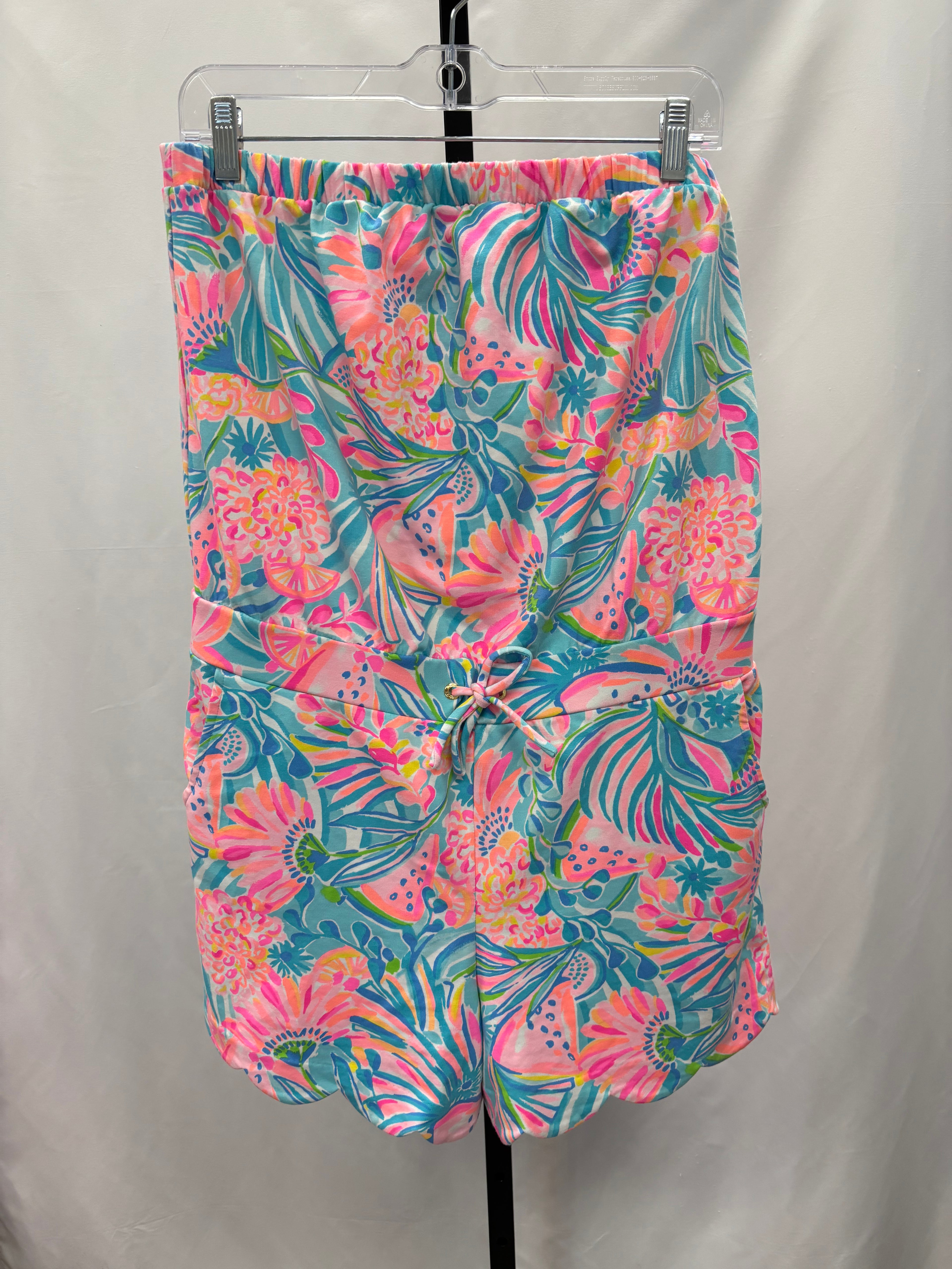 Lilly Pulitzer strapless romper size L