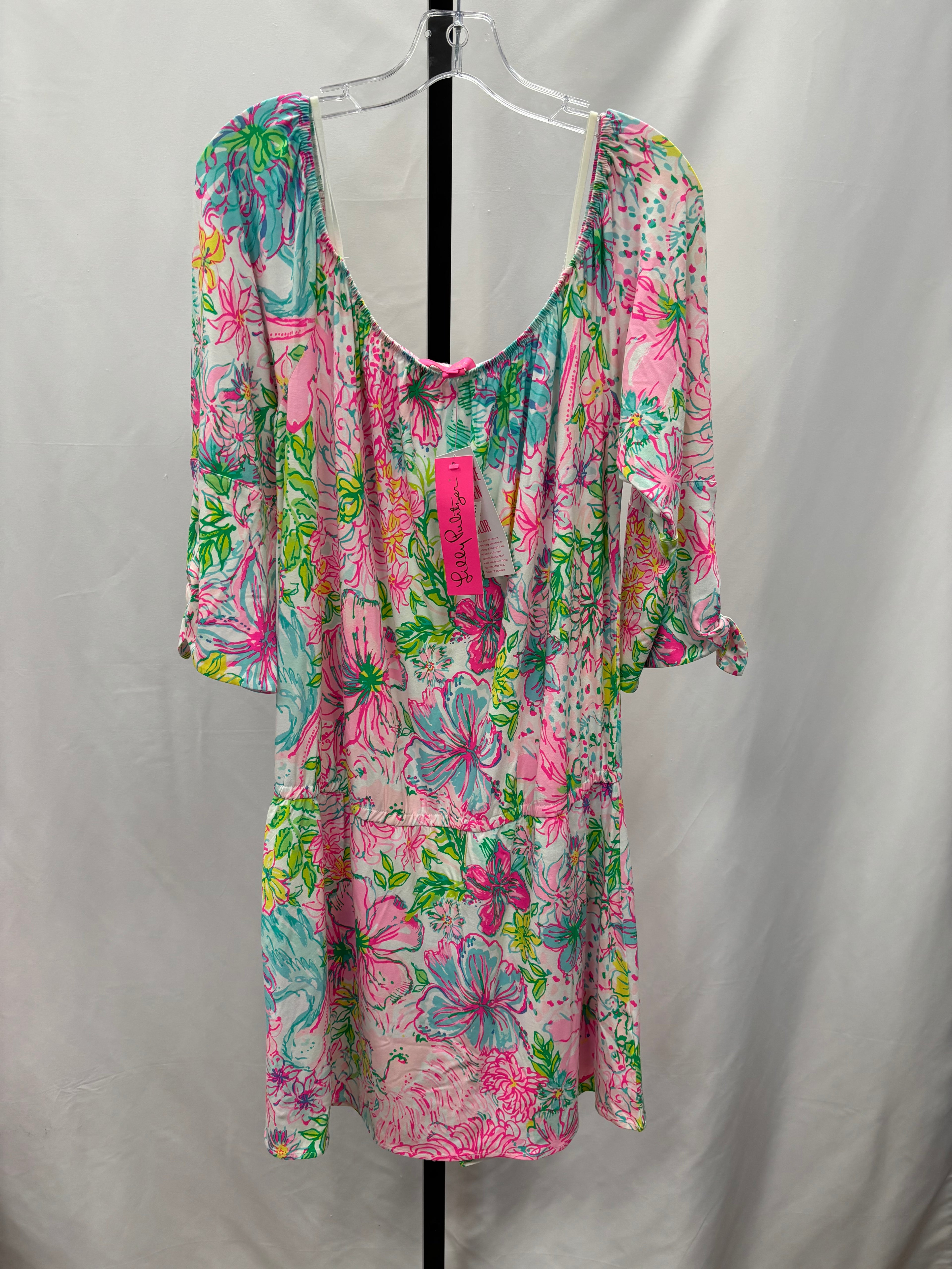 Lilly Pulitzer floral romper size XL