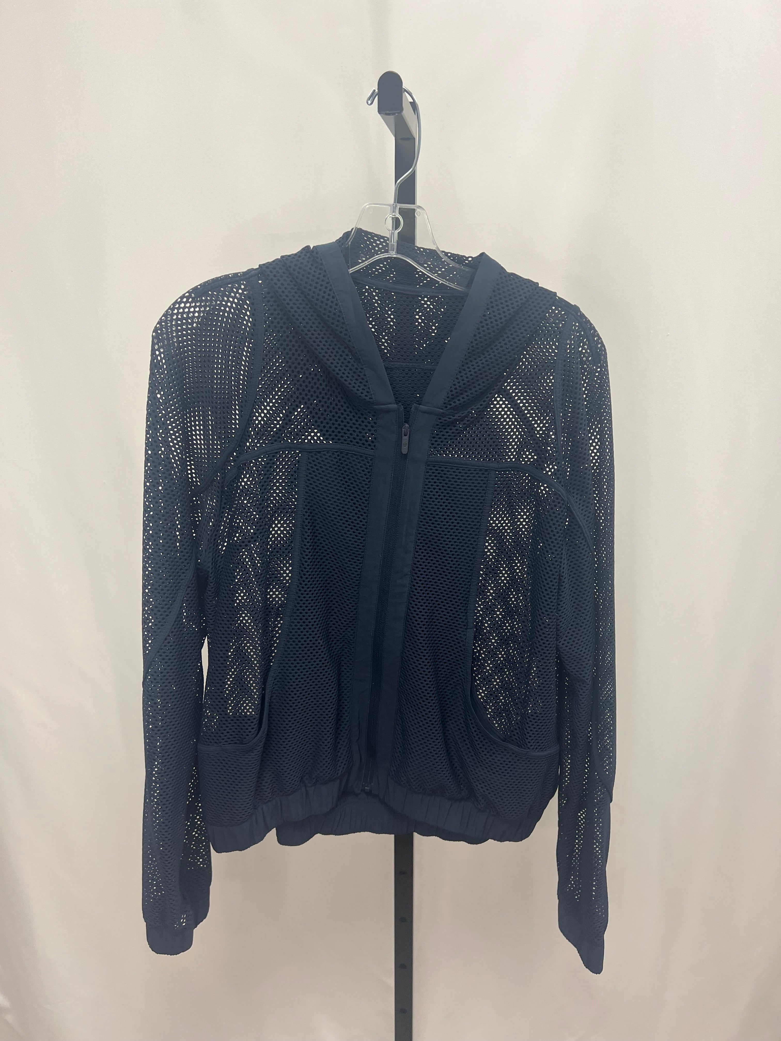 Lululemon navy mesh jacket size 8