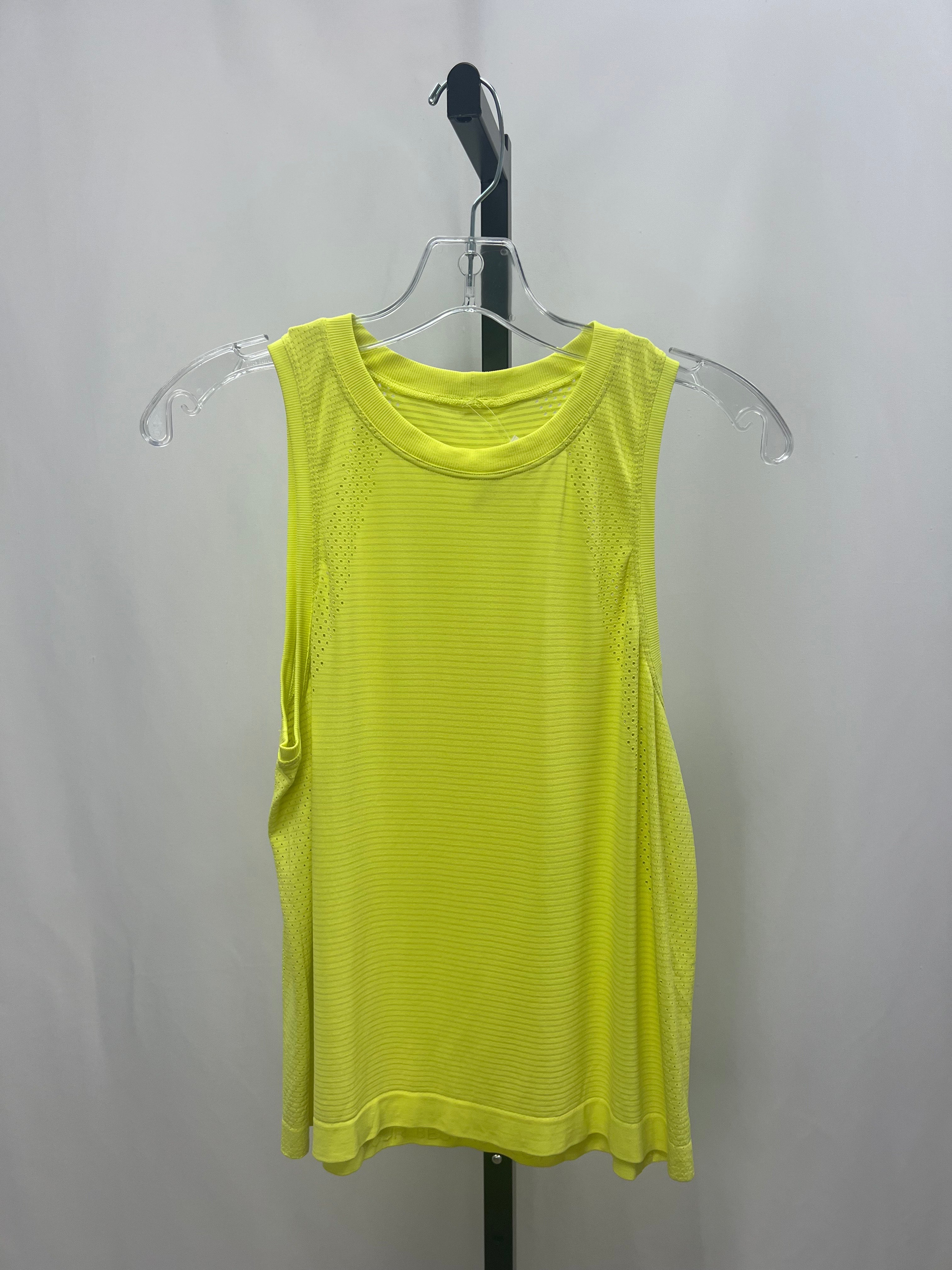 Lululemon yellow tank top size 8