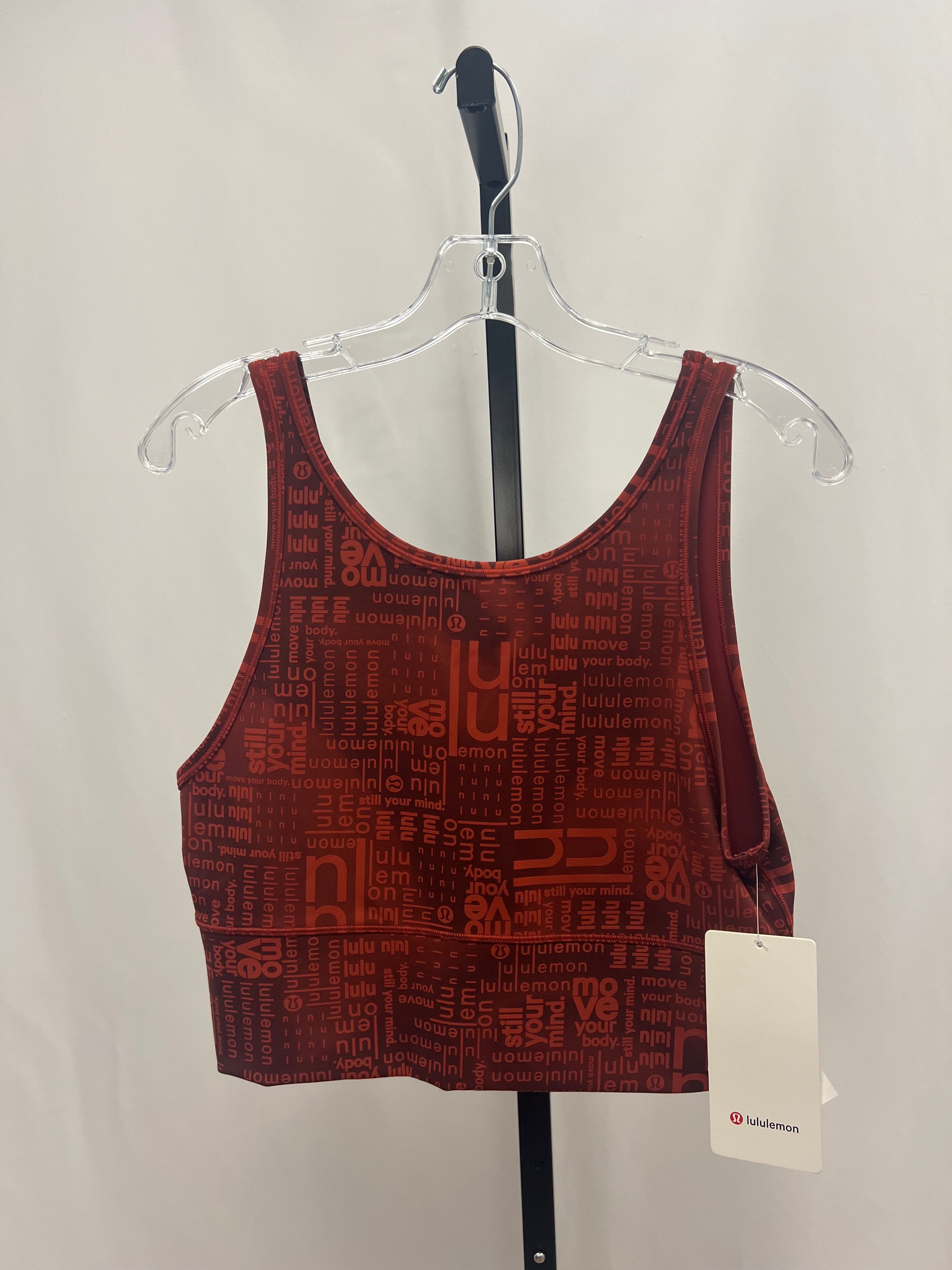 Lululemon power pivot everlux tank size 12