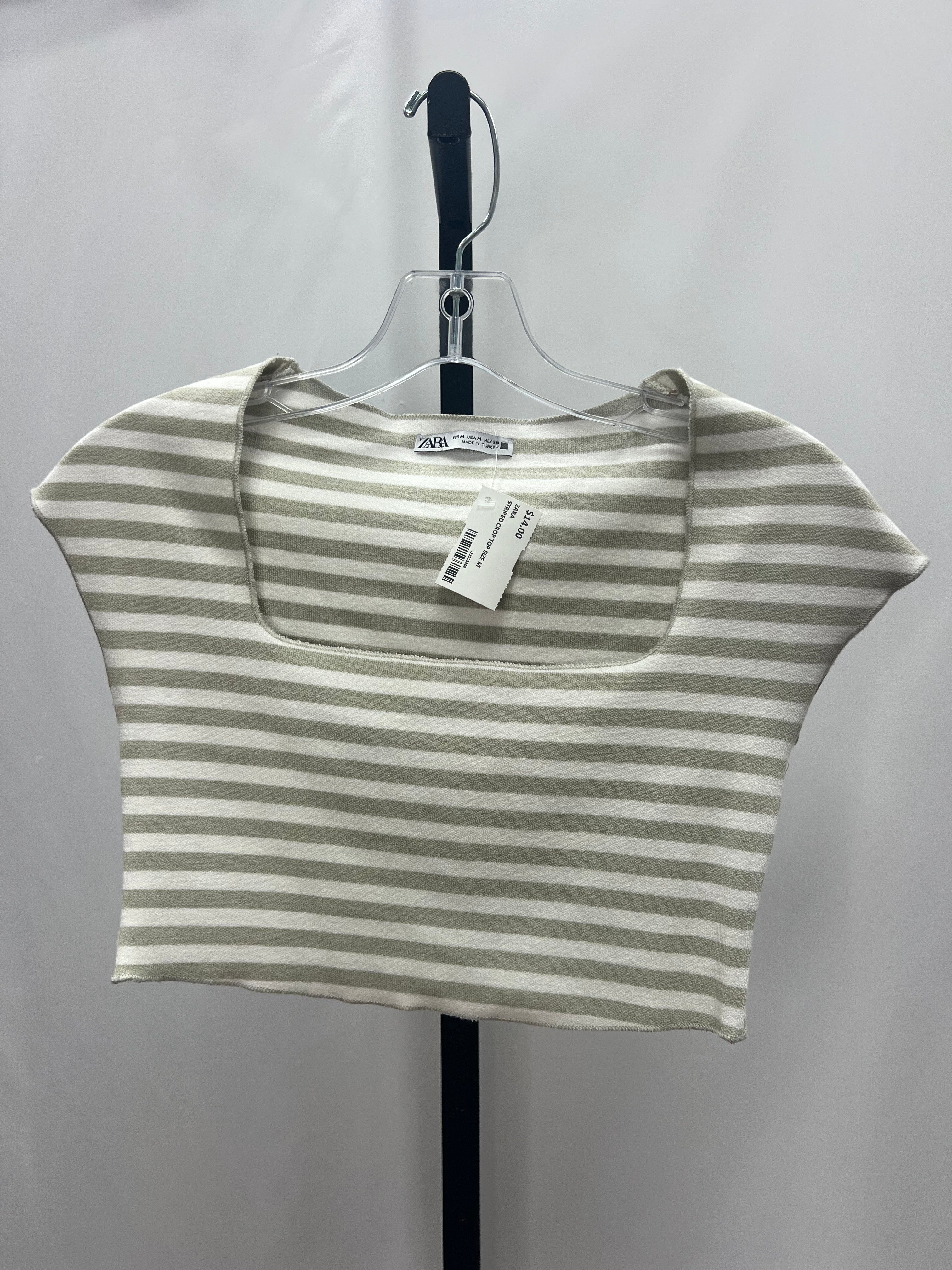 Zara striped top size M