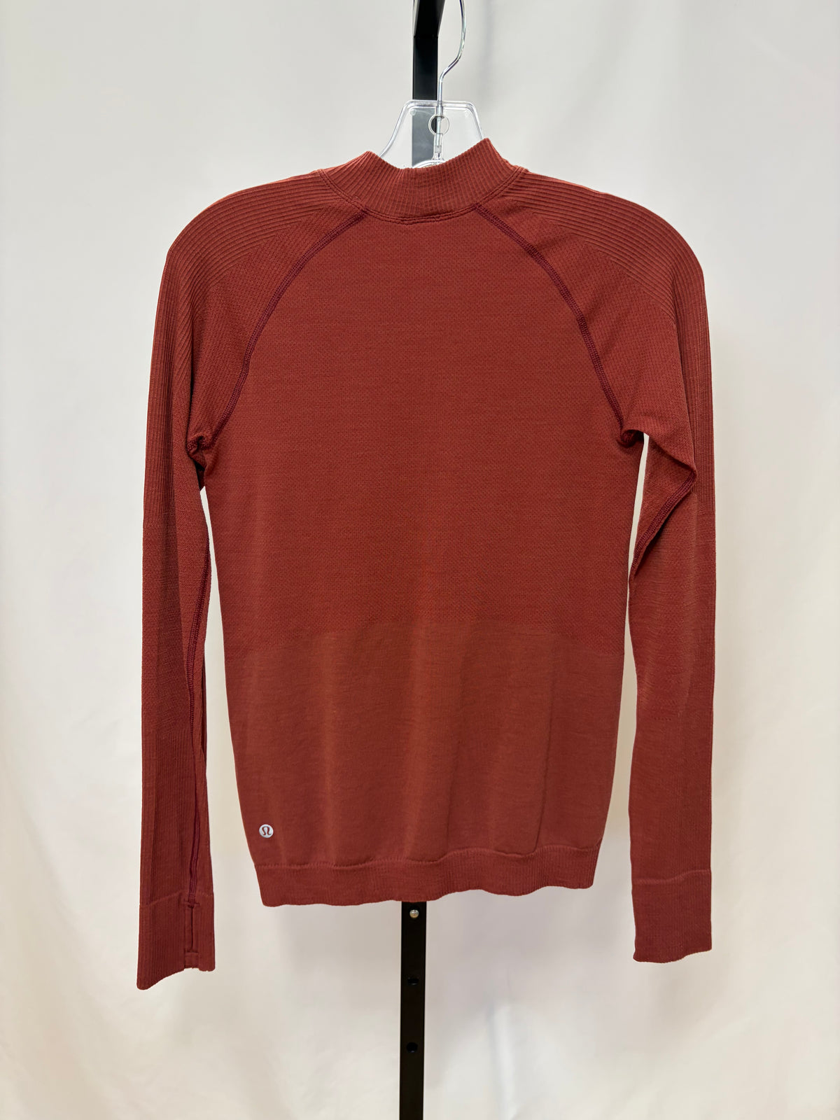 Lululemon burnt orange longsleeve size m gently-used