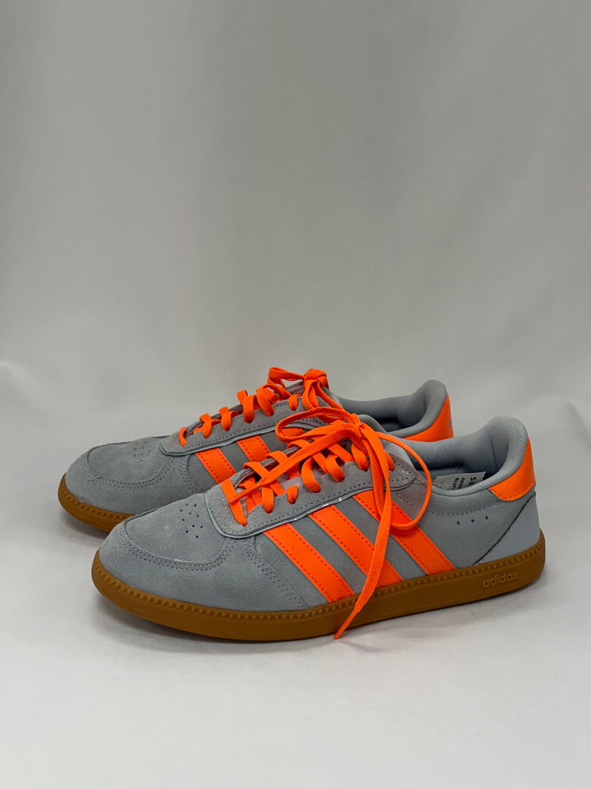Adidas blue/orange sleek halo size 7.5 gently-used