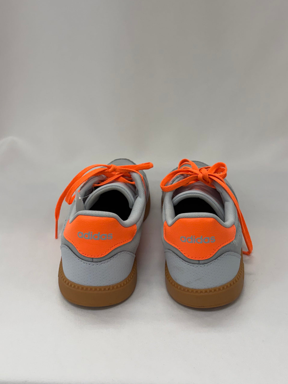 Adidas blue/orange sleek halo size 7.5 gently-used