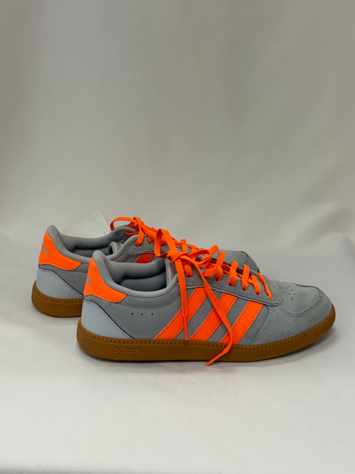 Adidas blue/orange sleek halo size 7.5 gently-used