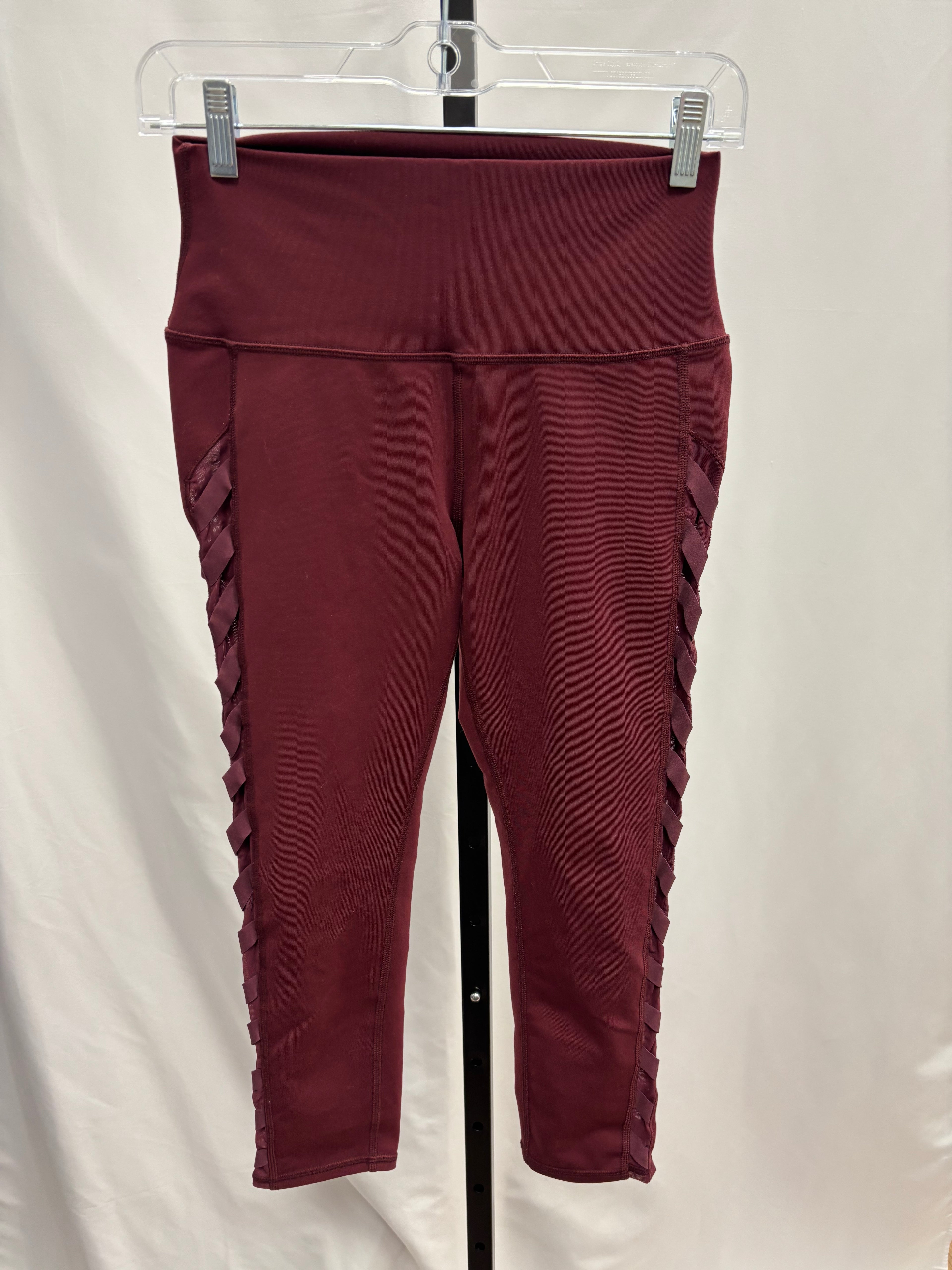 Alo yoga burgundy leggings size S