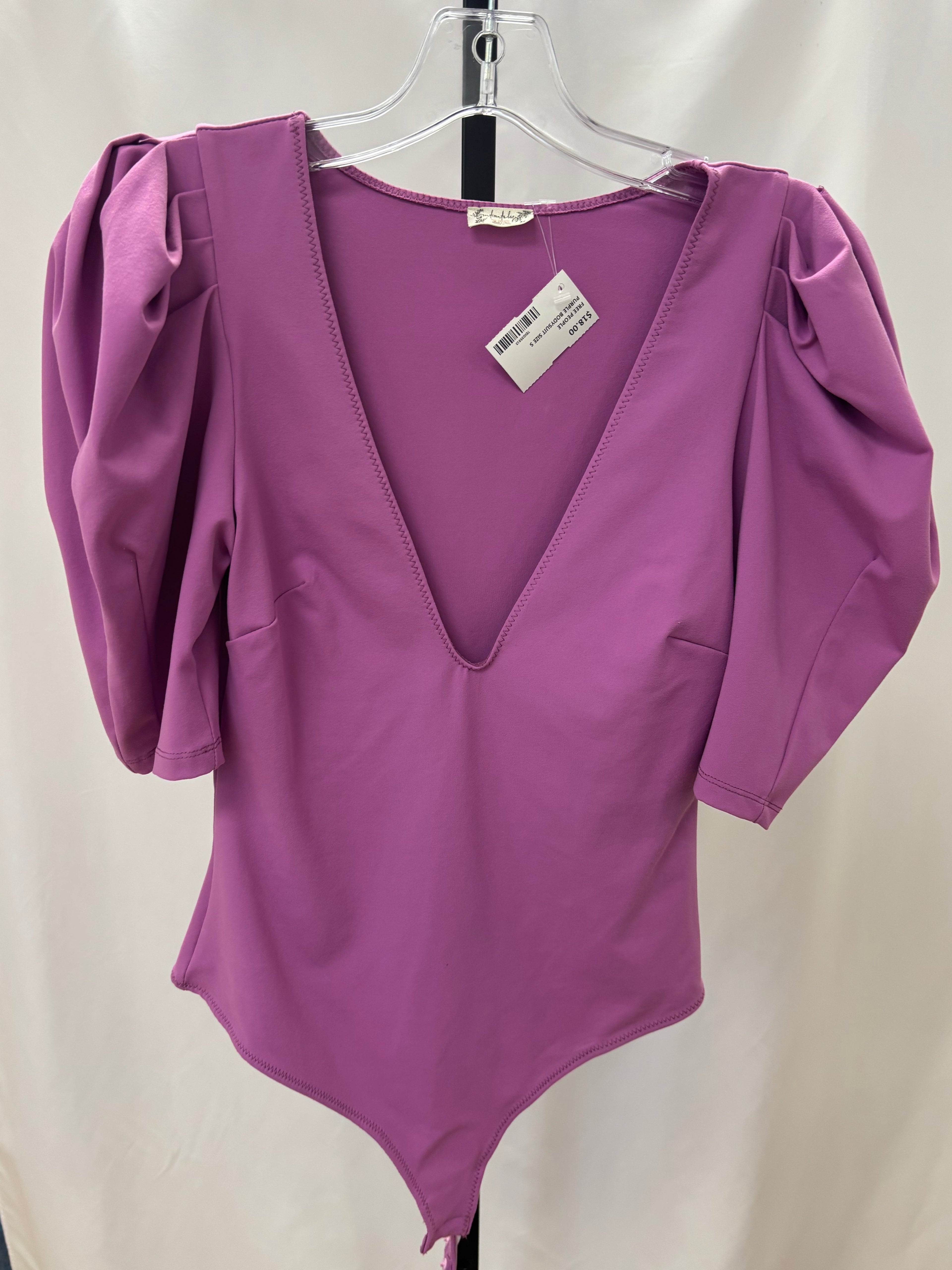 Free people purple bodysuit size S