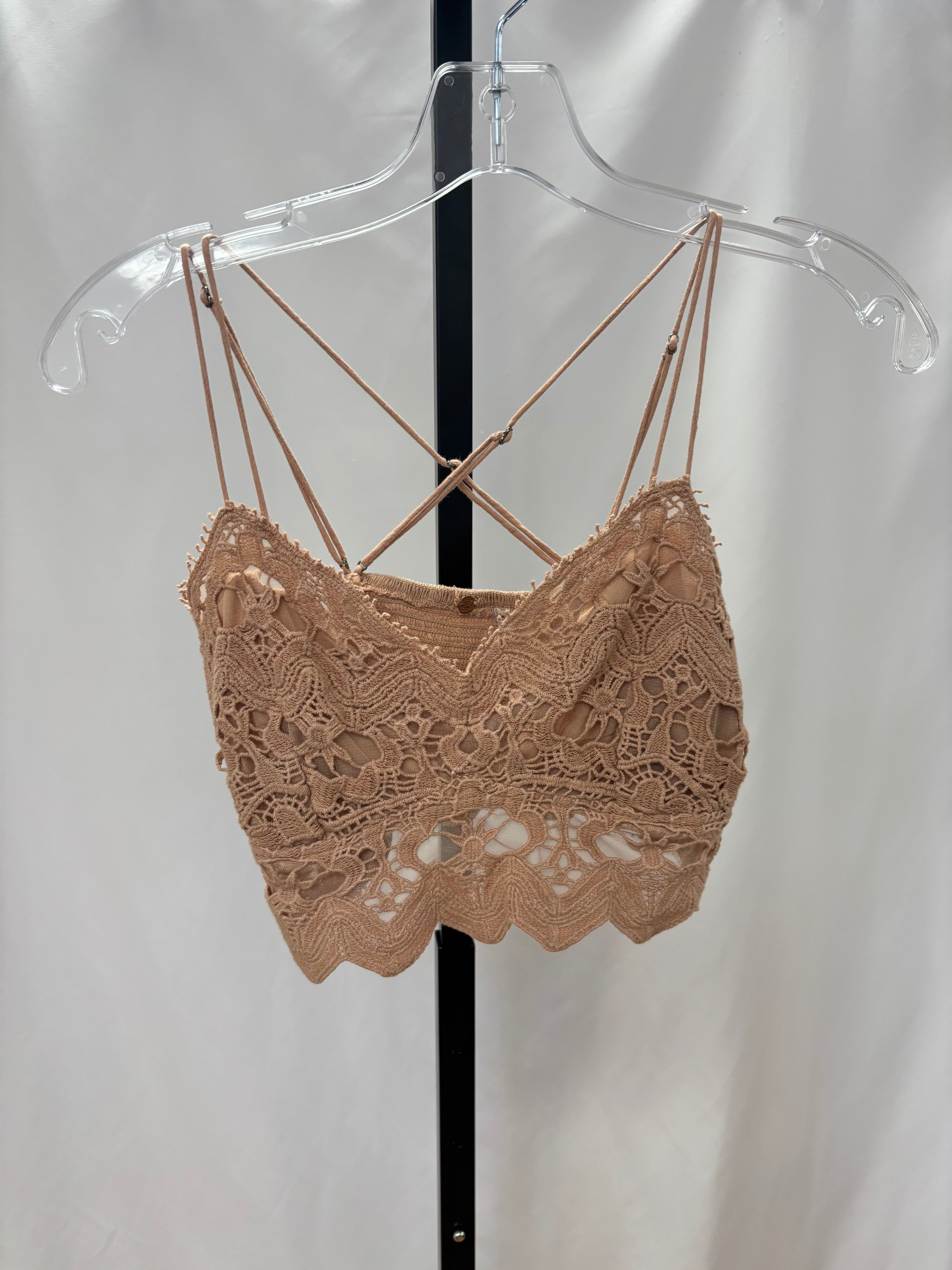 Free people peach bralette size M