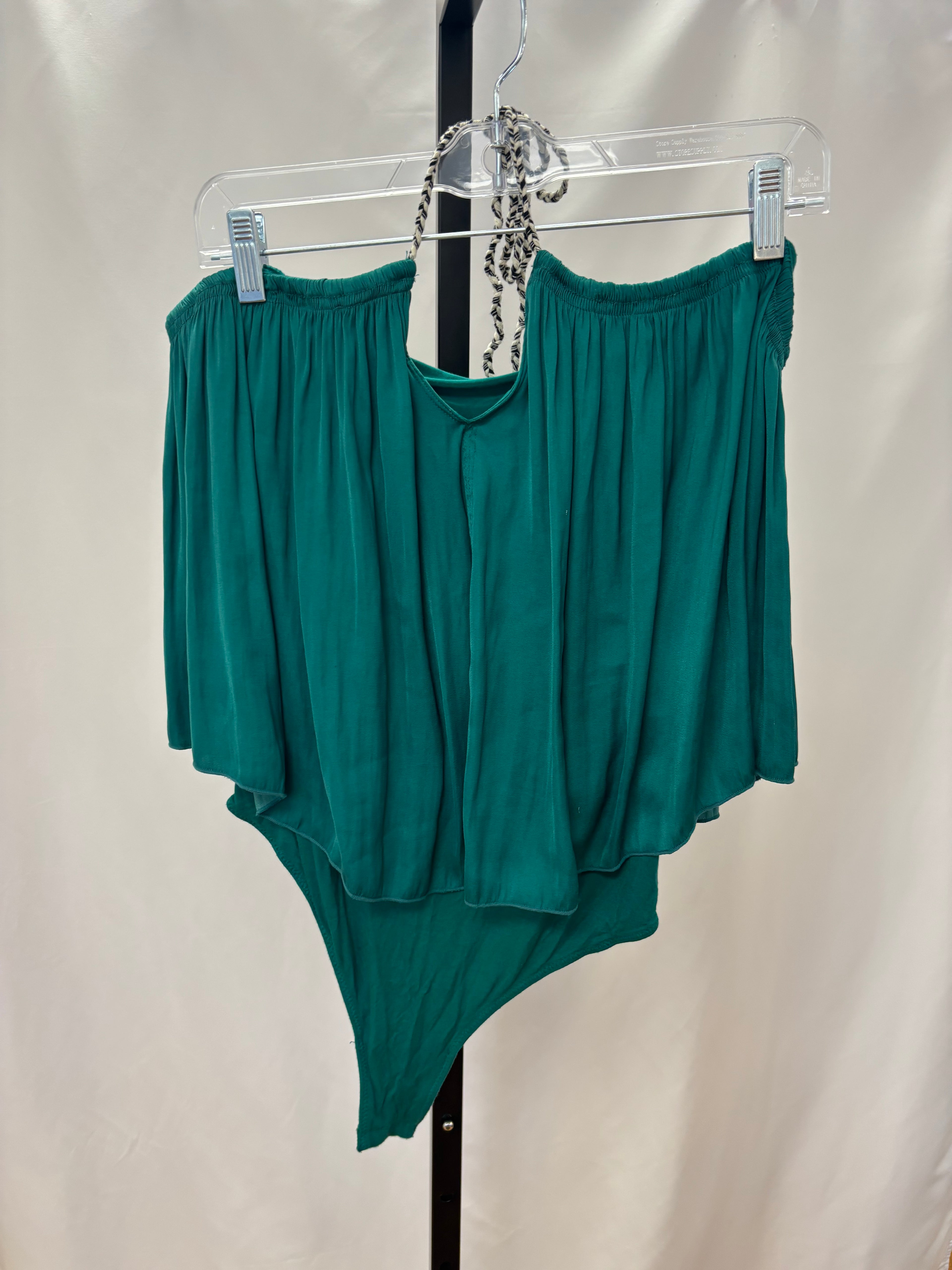 Free people green bodysuit size L