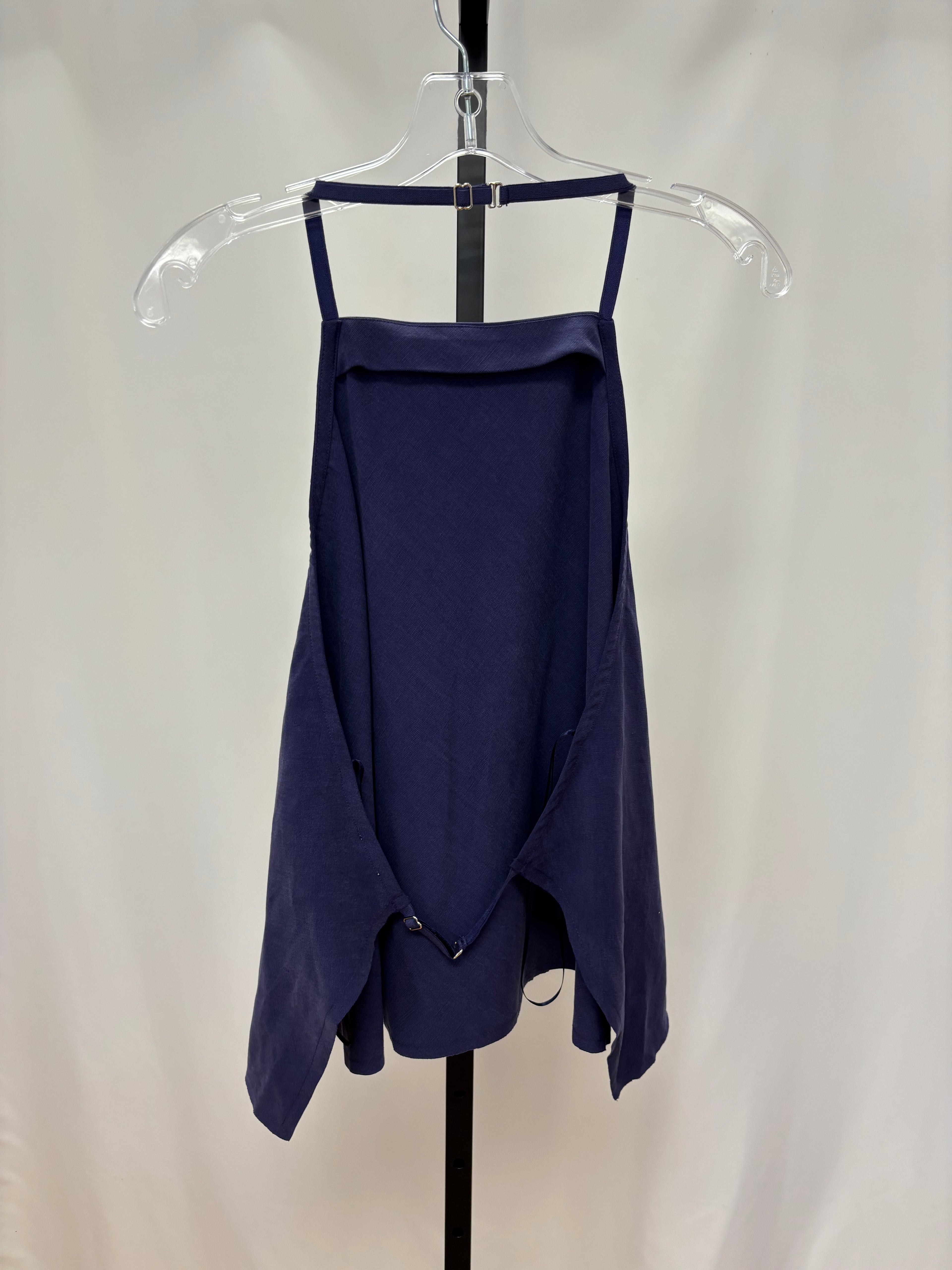 Maeve by Anthropologie navy blue open back tank size L