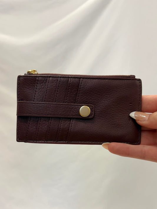 Hammitt burgandy card wallet gently-used