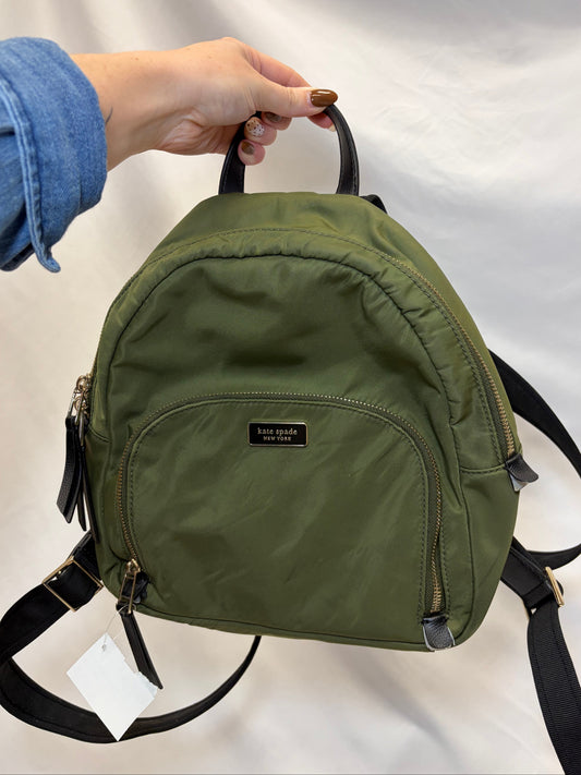 Kate Spade Olive Backpack As Is-Gently Used