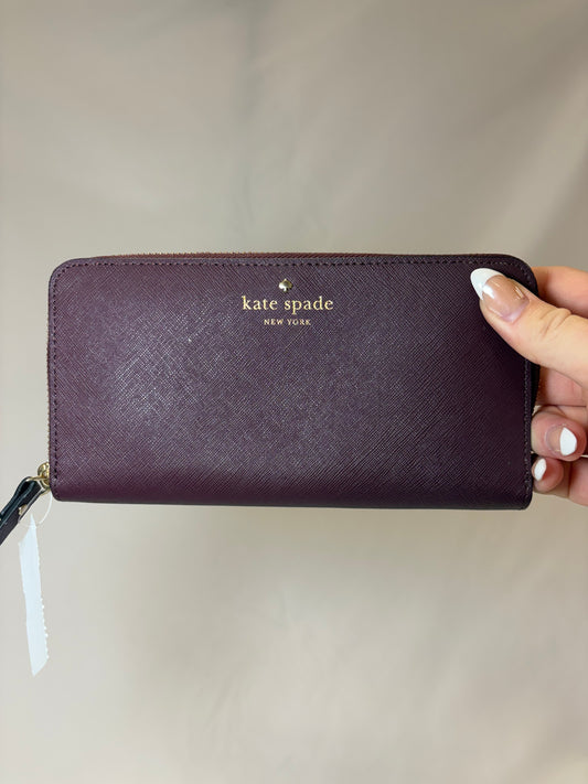 Kate Spade Burgandy Wallet-Gently Used