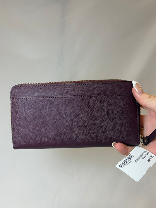 Kate Spade Burgandy Wallet-Gently Used