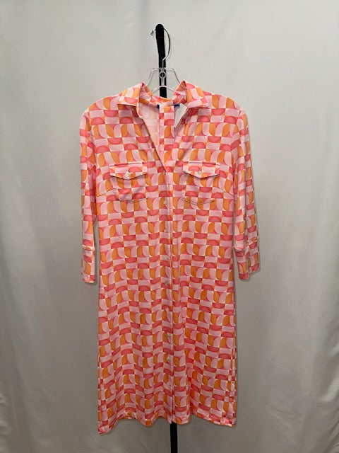 J.McLaughlin pink/orange dress size xs