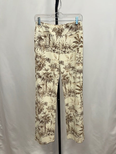 J.McLaughlin beige patterned pants size xs