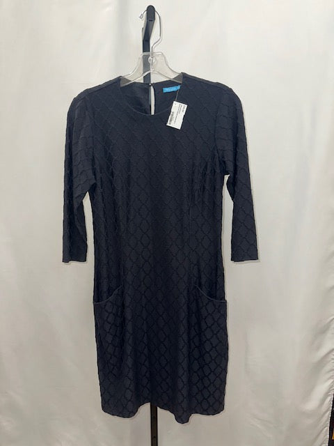J.McLaughlin black patterned dress size S