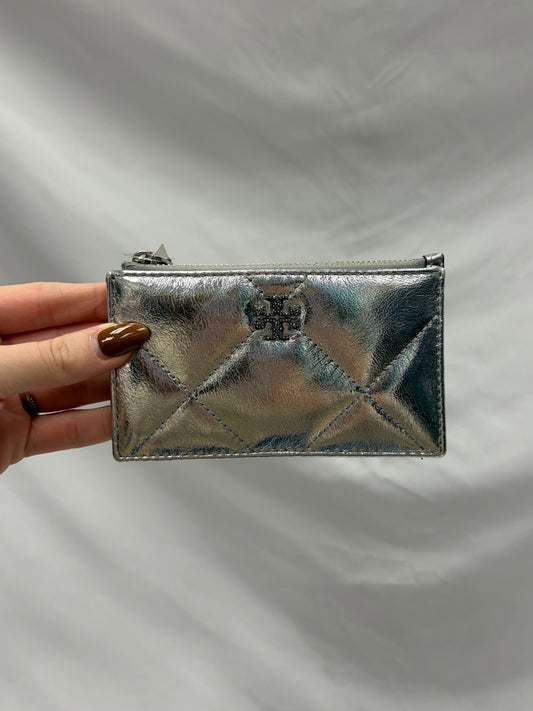 Tory Burch Silver Wallet-Gently Used