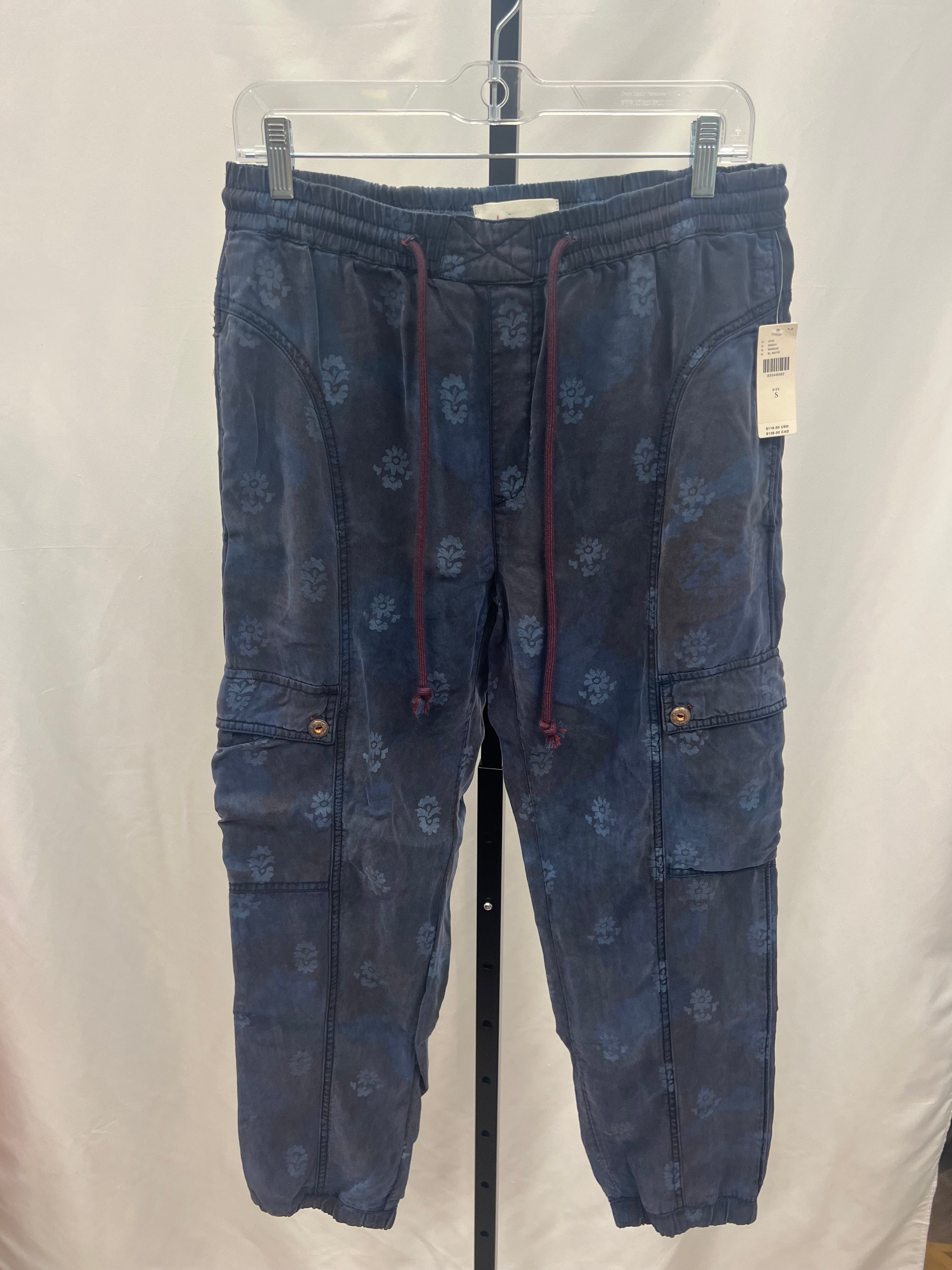 Anthropologie Navy Pattern Pants size S