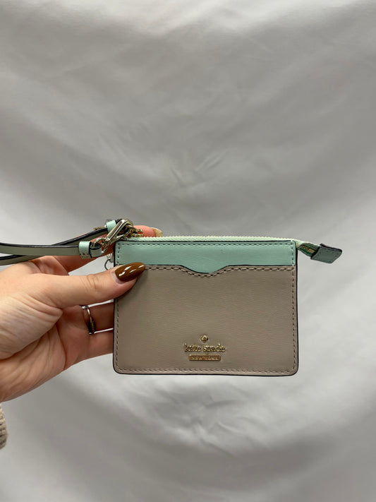 Kate Spade Pink/Blue Wristlet-Gently Used