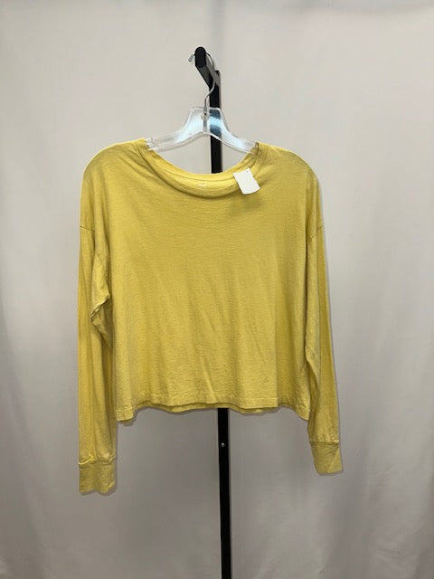 Aerie yellow long sleeve size S