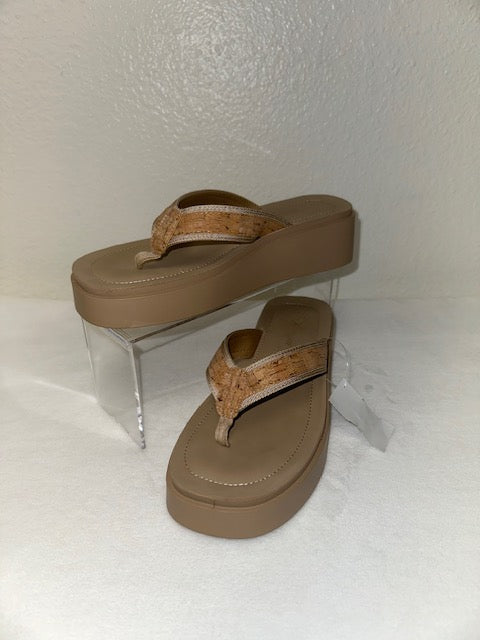 None Cork Sandals size 8