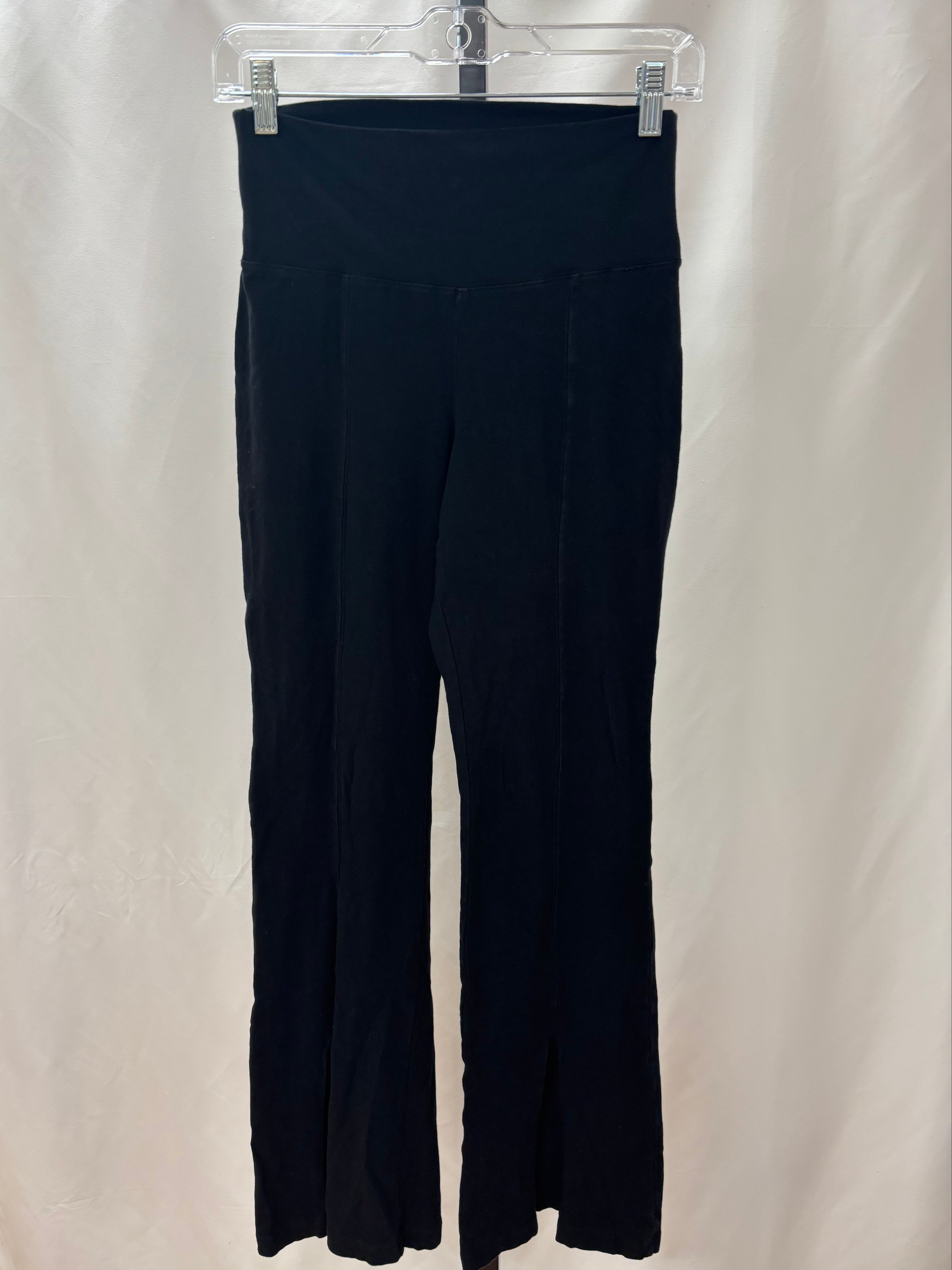 TNA black flare leggings size M