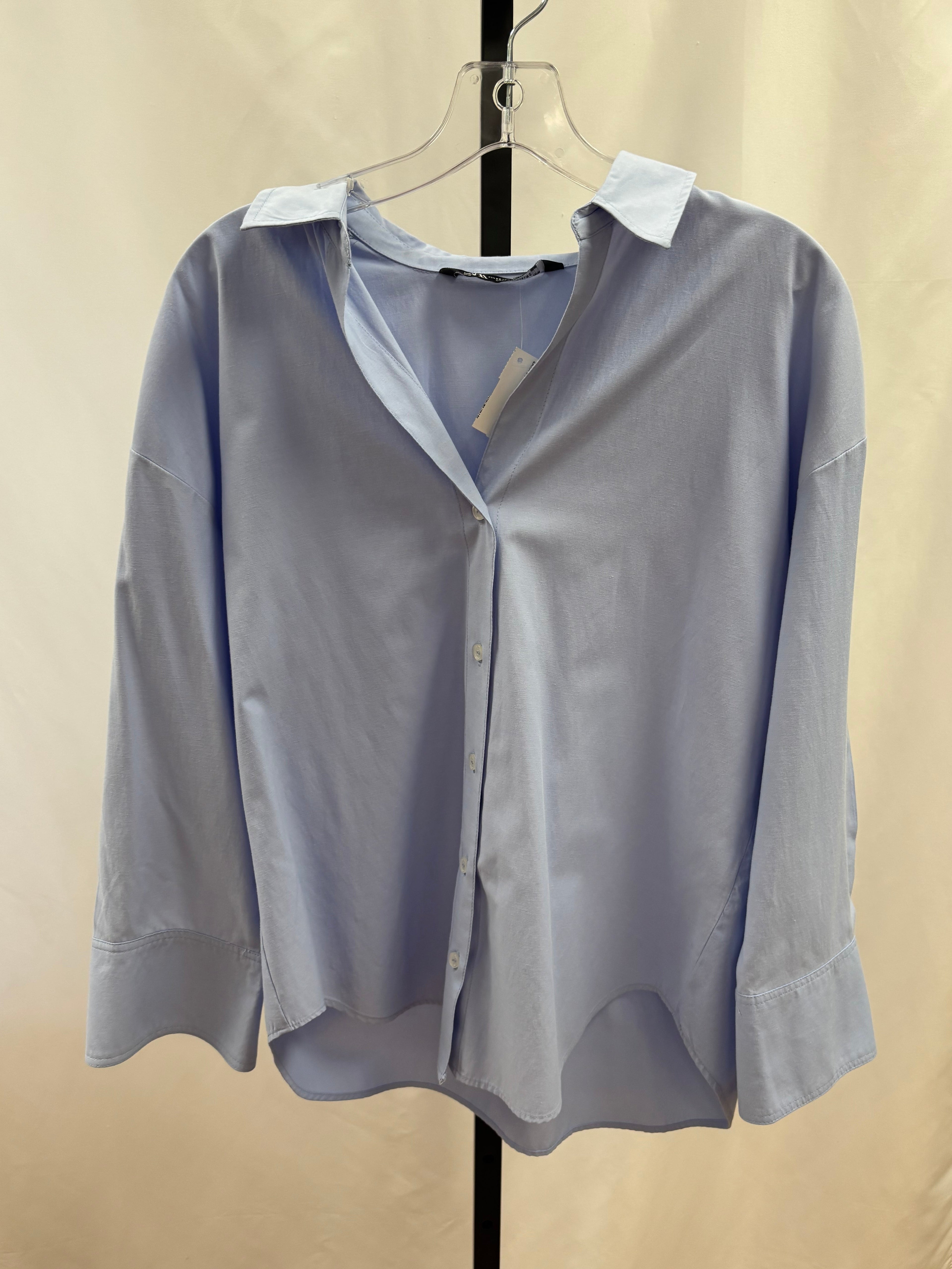Zara blue long sleeve size XS