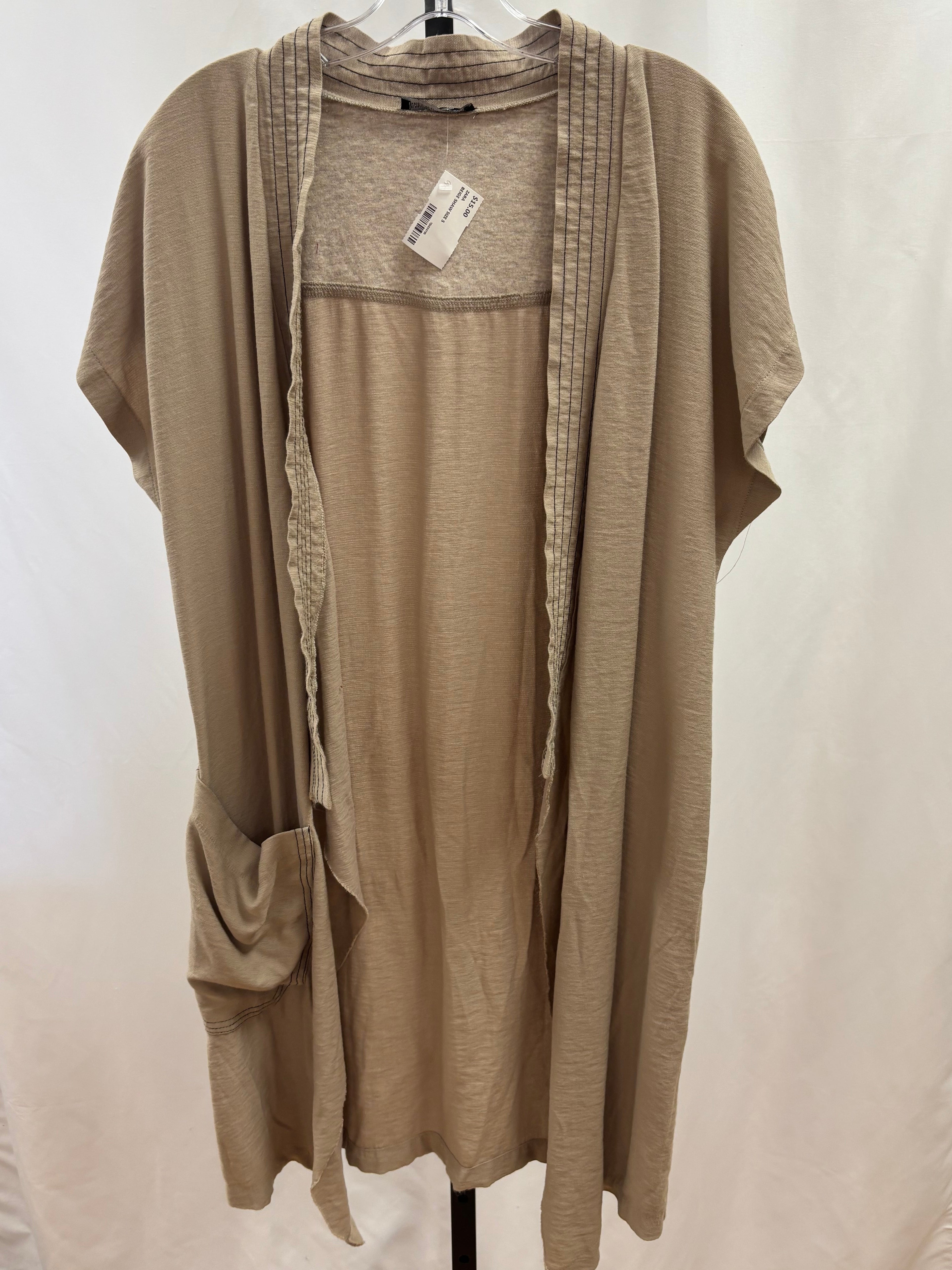Zara beige shaw size S