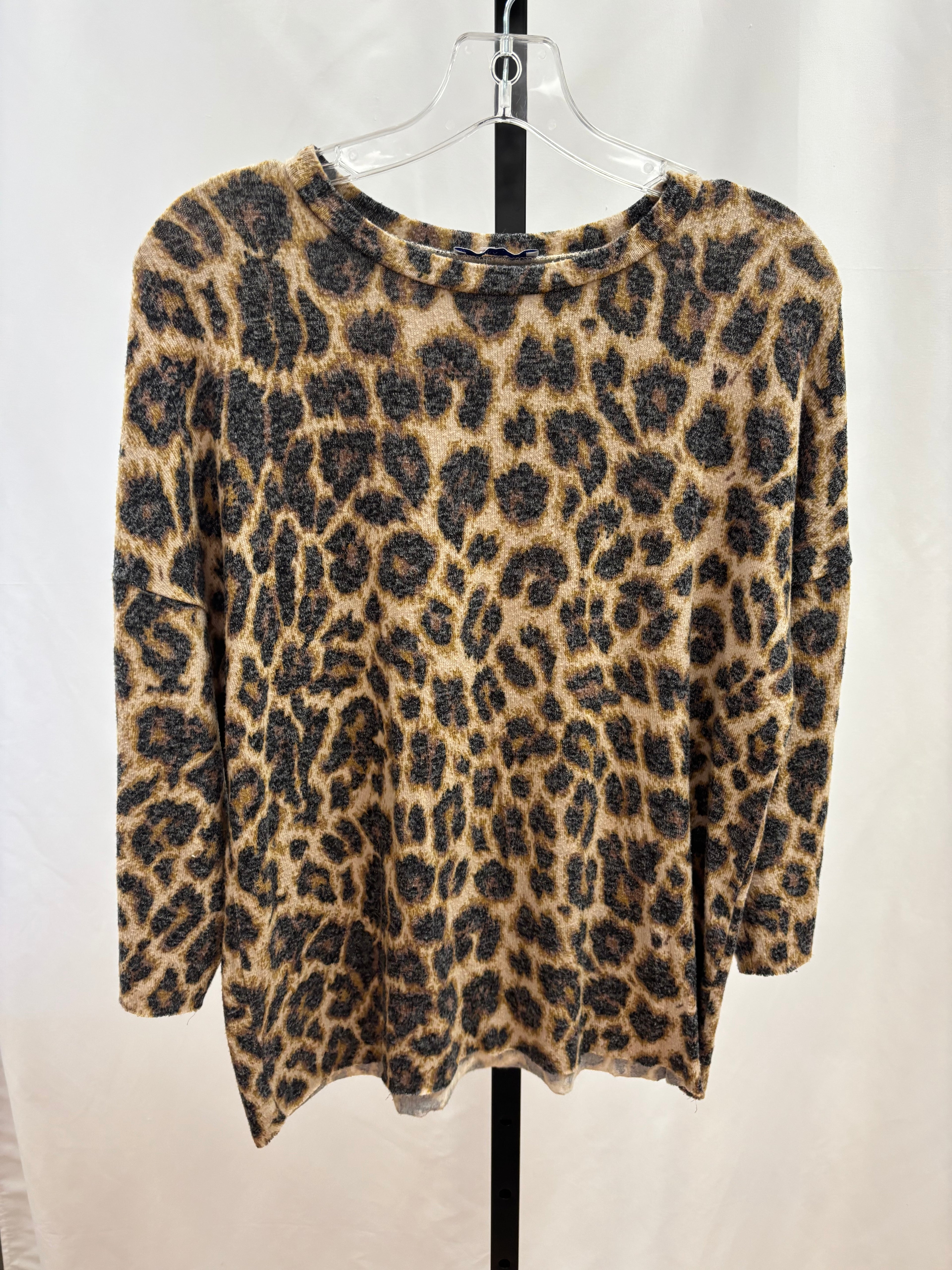 Zara cheetah long sleeve size S