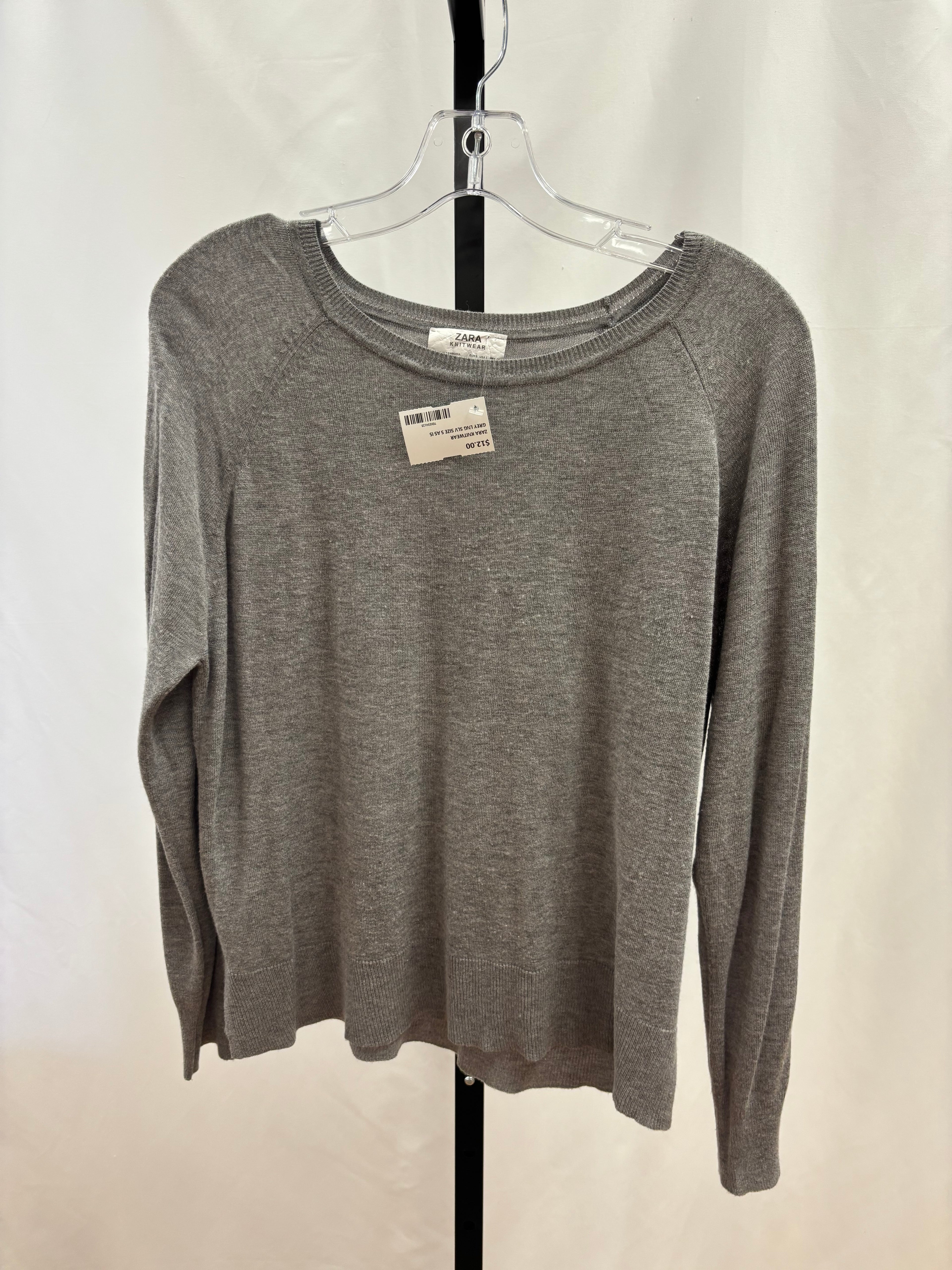 Zara knitwear grey long sleeve size s
