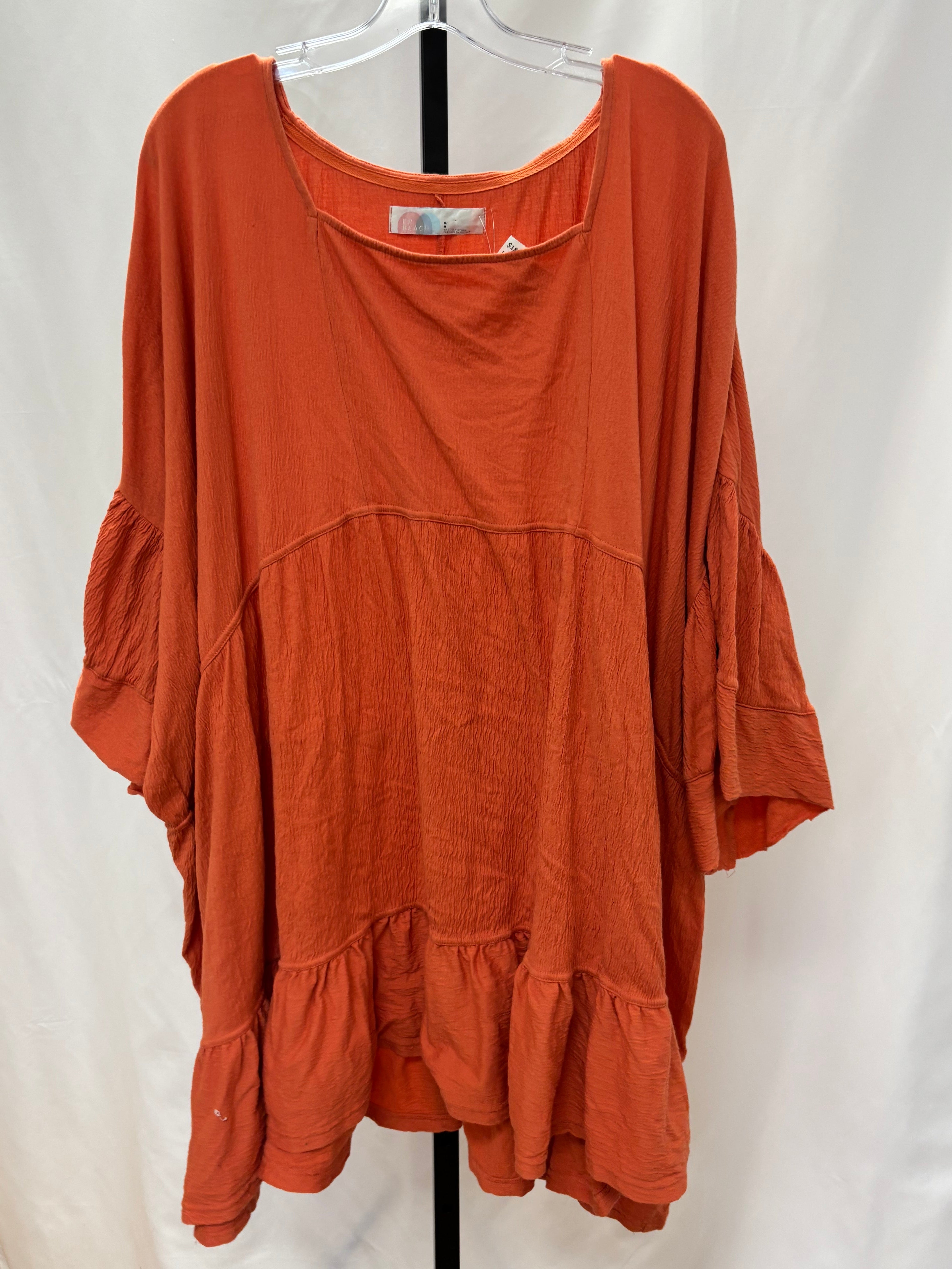 Free People beach orange dress size M