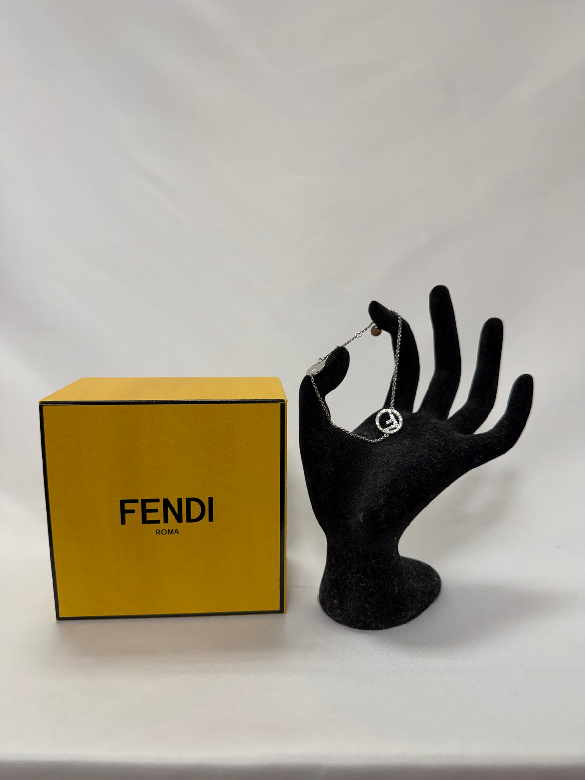 Fendi Silver F Bracelet-10/10 Condition