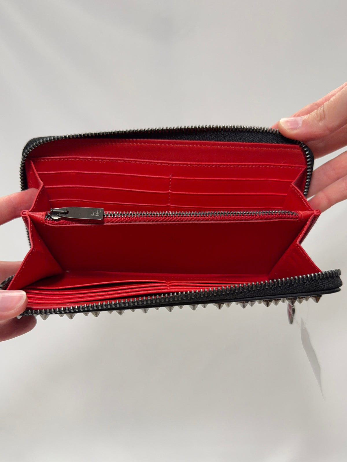 Christian Louboutin Panettone Zip Around Wallet-9/10 Condition