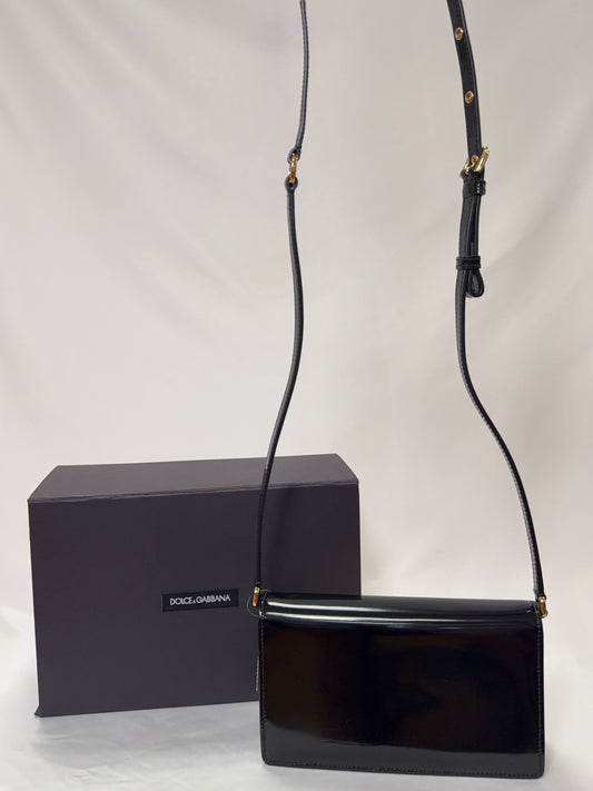 Dolce & Gabbana Metal Logo Plaque Crossbody-8/10 Condition