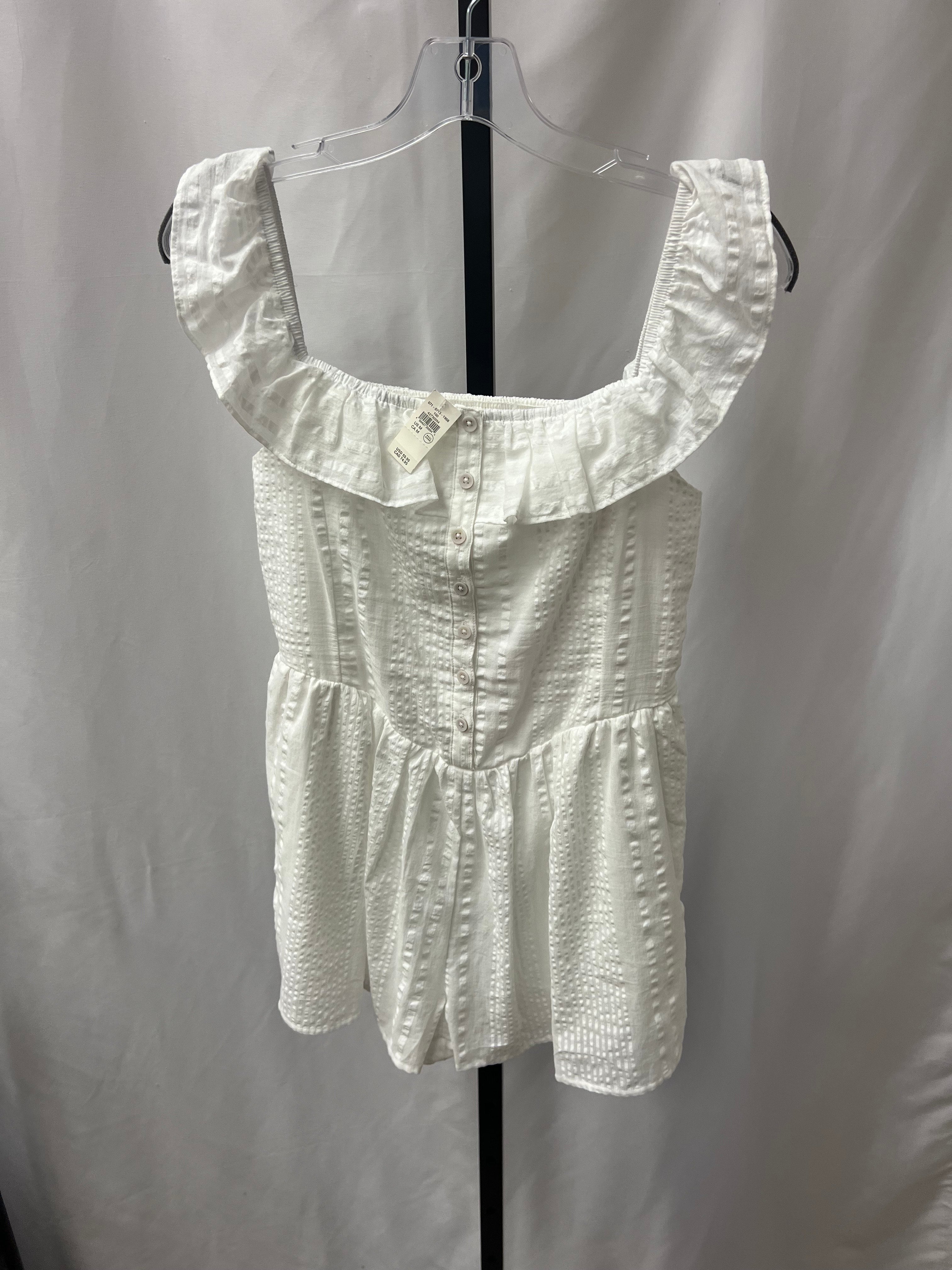 Aerie White Romper NWT Size M
