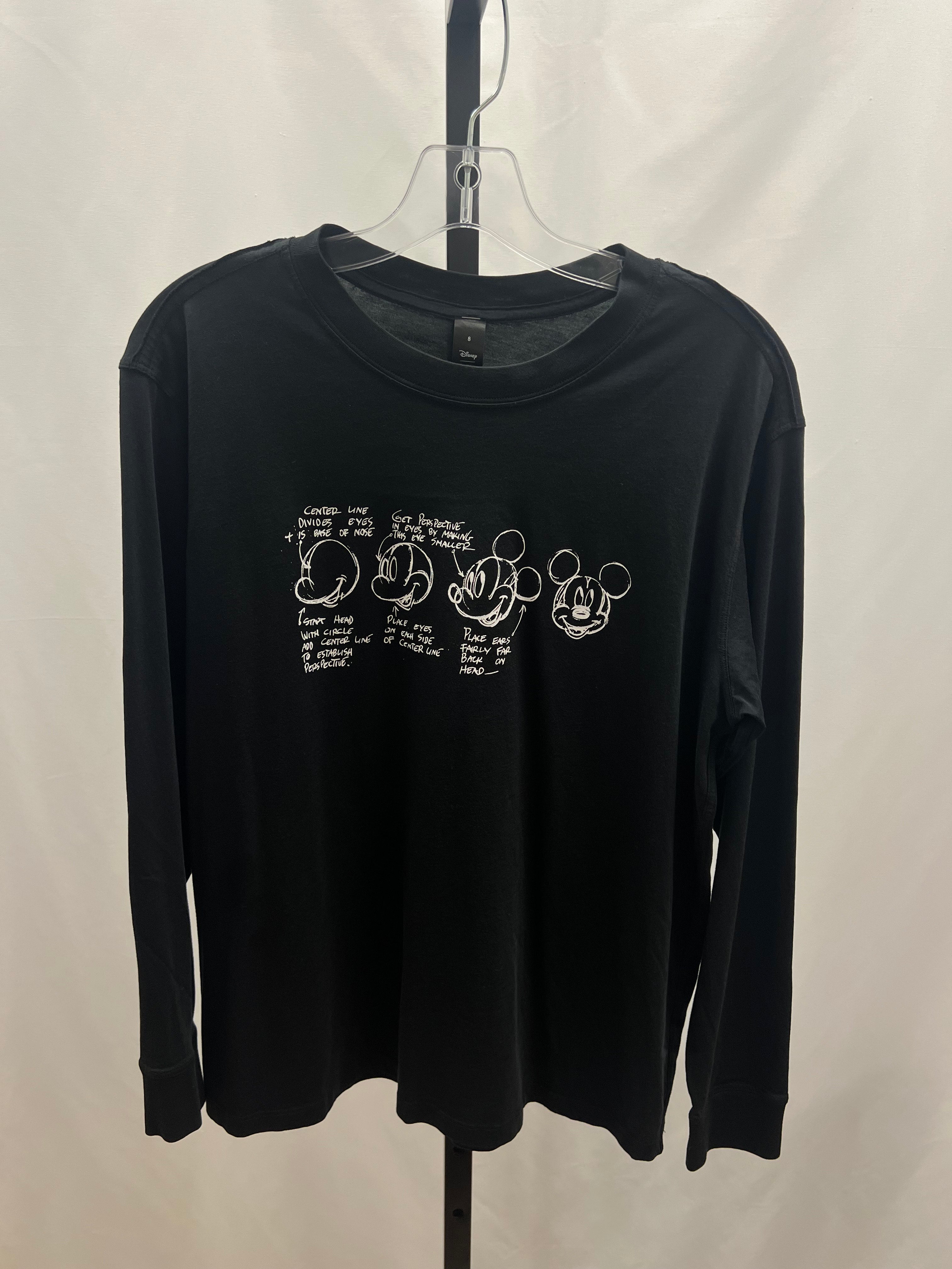 Lululemon Black Disney Long Sleeve Size 8
