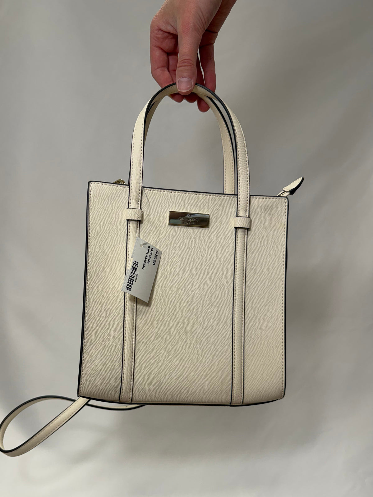 Kate Spade White Handbag-Gently Used