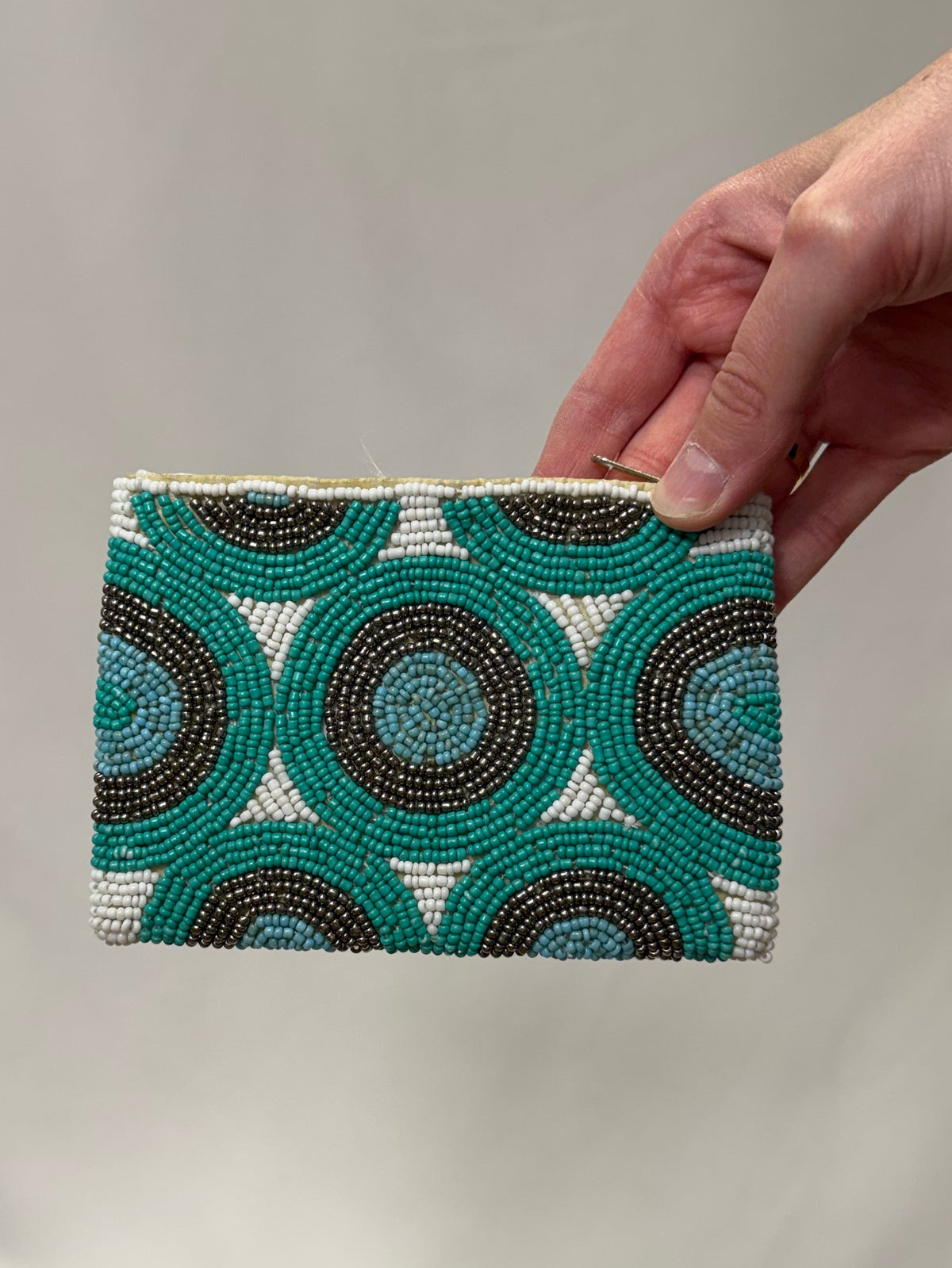Amco Beaded Pouch-Gently Used
