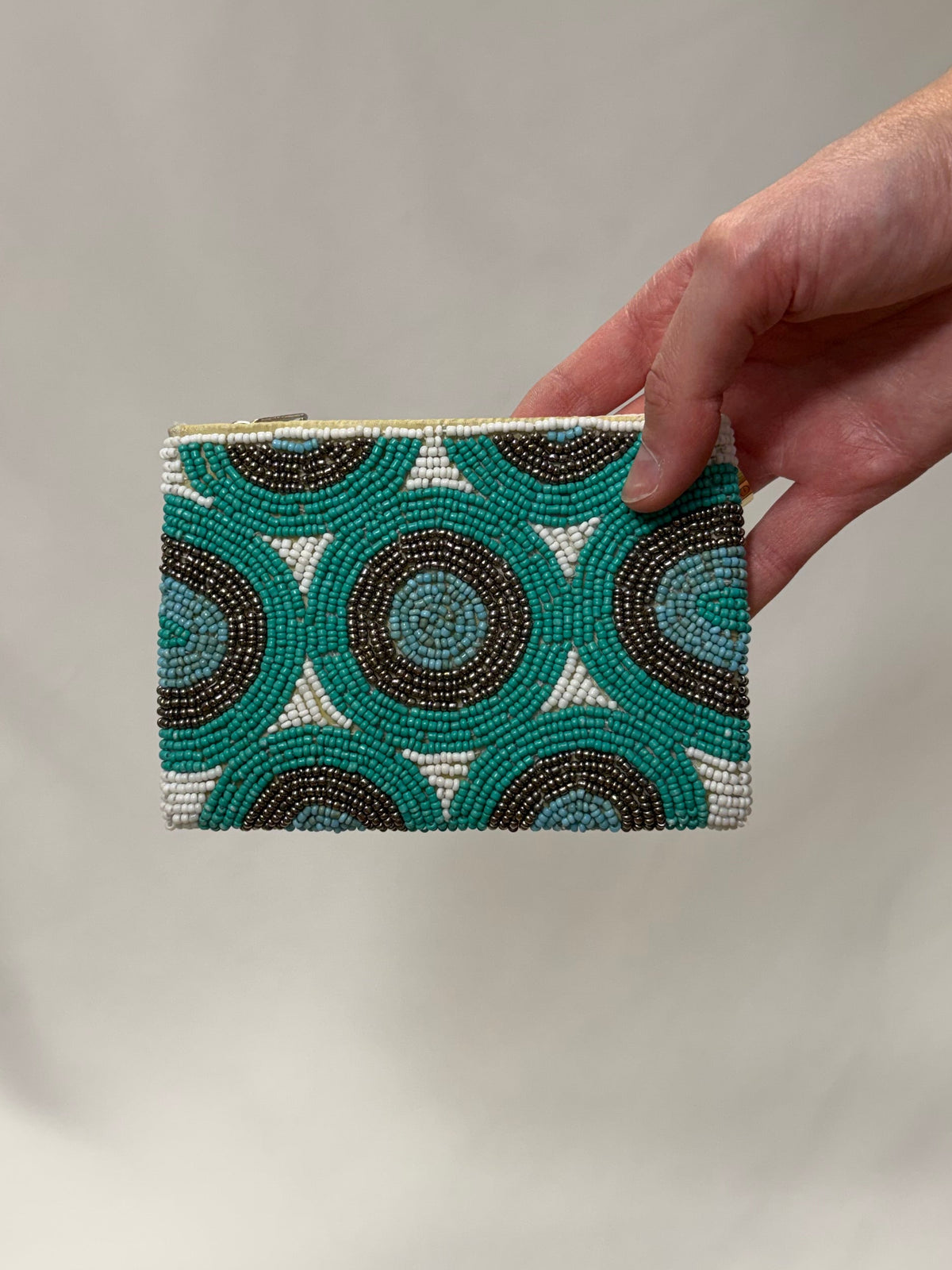 Amco Beaded Pouch-Gently Used