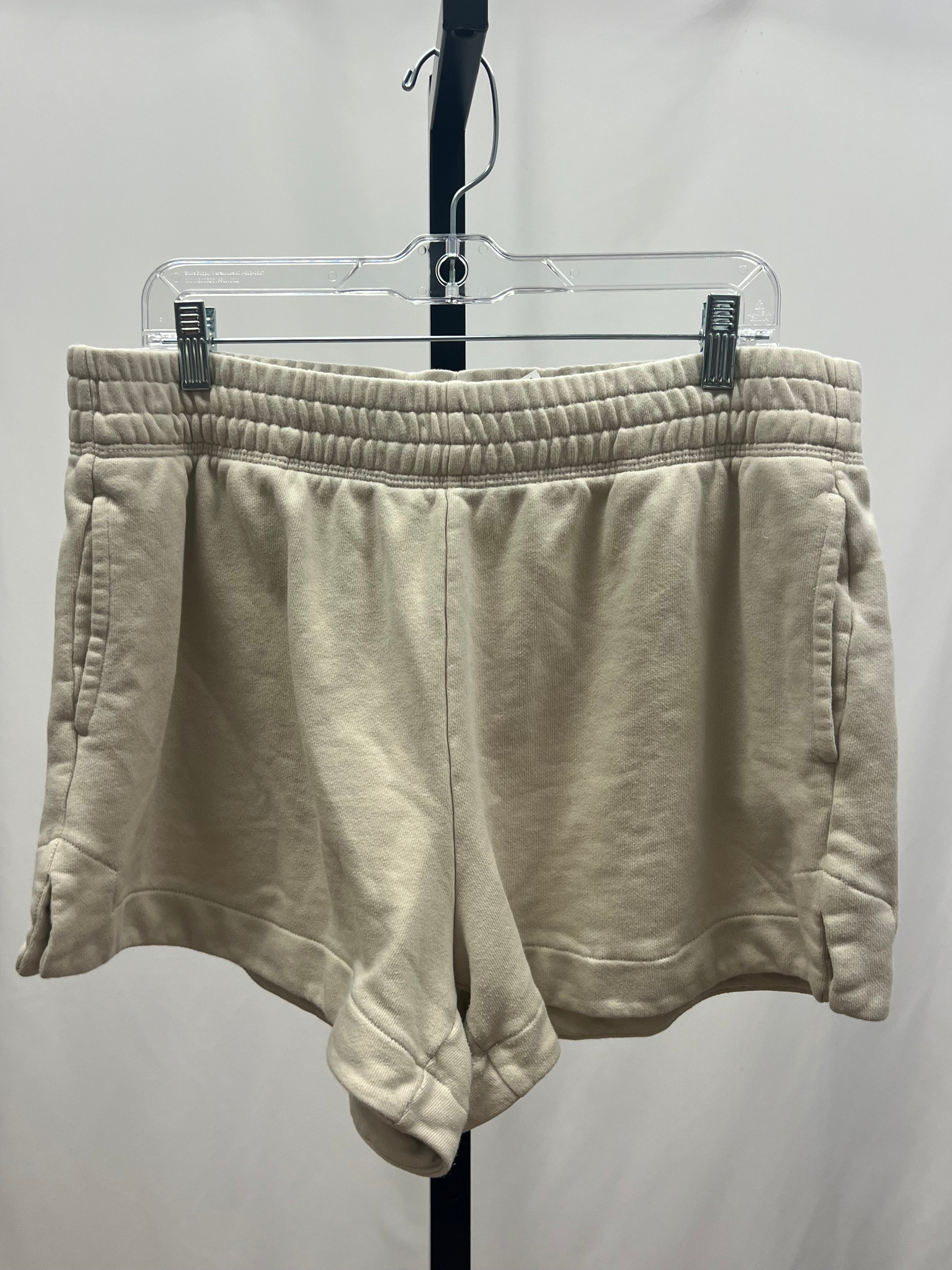 Aerie Beige Sweat Short Size XL