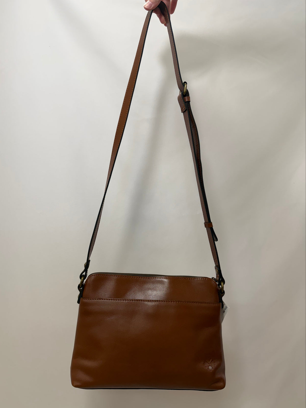 Patricia Nash Brown Leather Crossbody-Gently Used