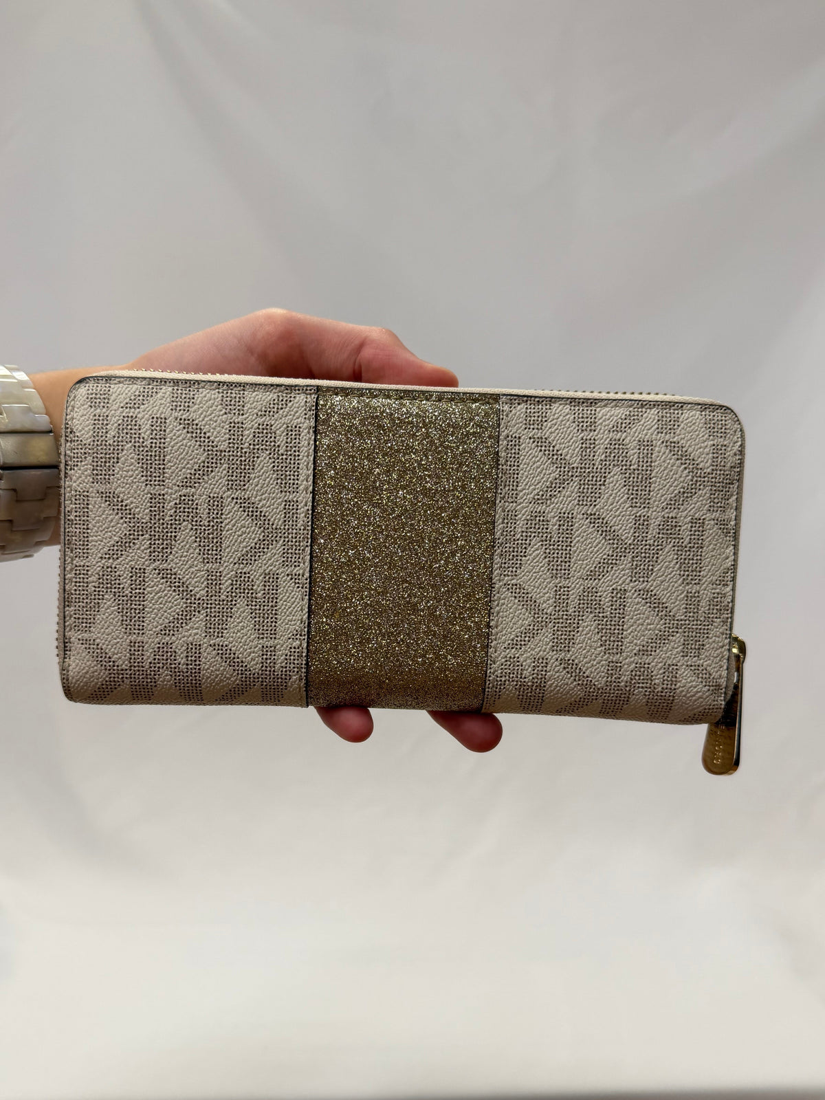 Michael Kors Glitter Wallet-Gently Used