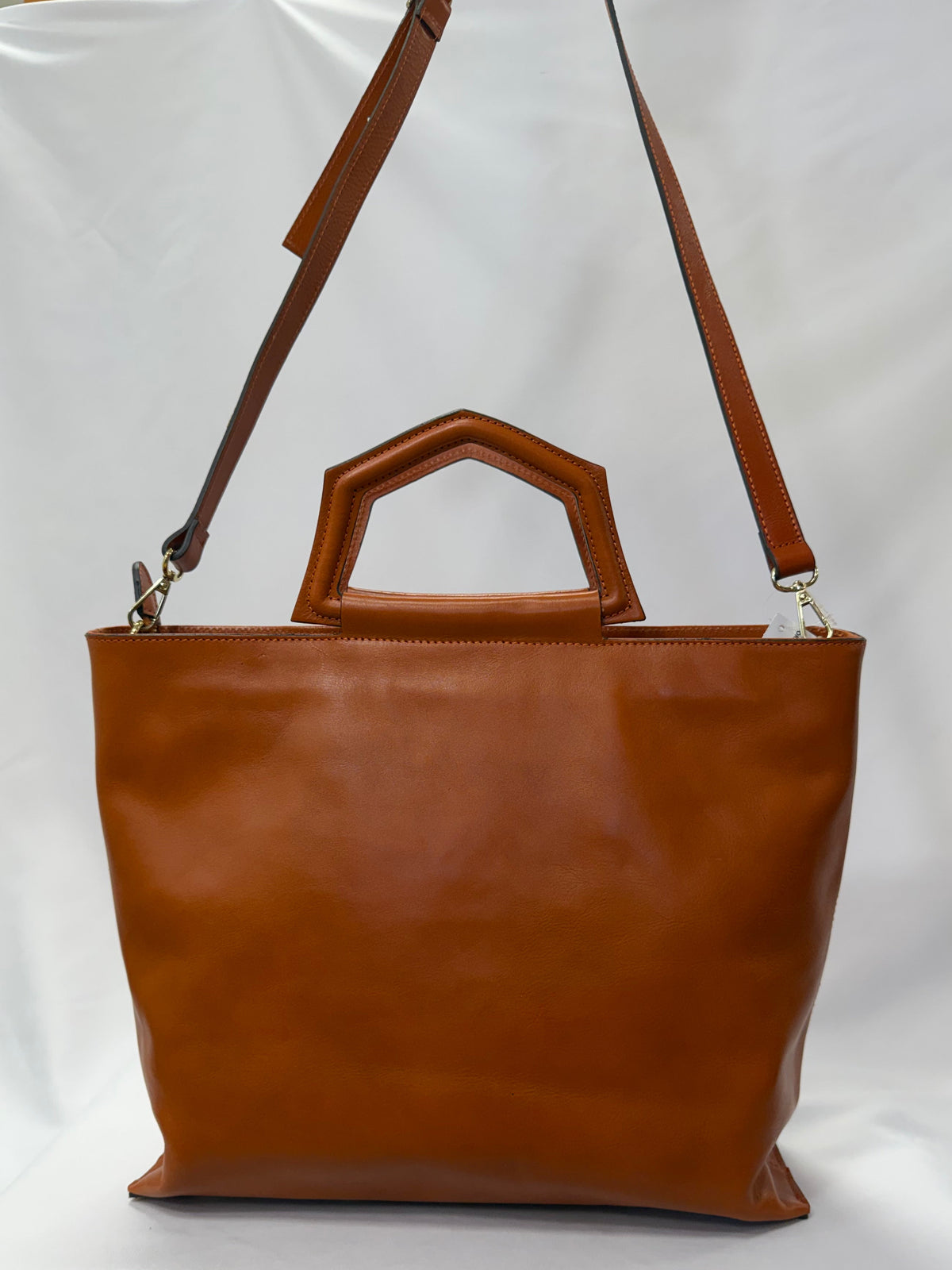 Anna Paola Orange Leather Bag-10/10 Condition