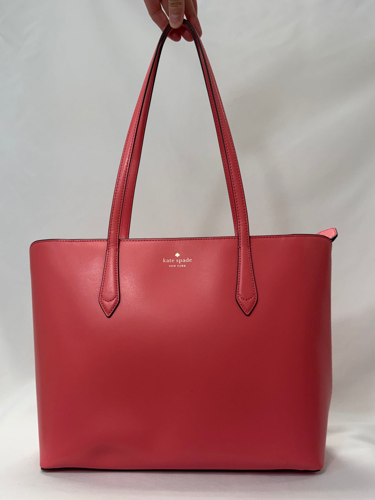 Kate Spade Coral Tote Bag-Gently Used