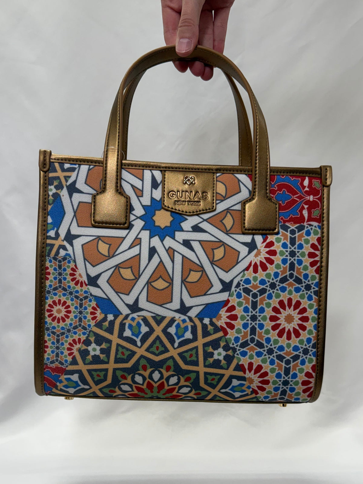 Gunas NY Pattern Tote Bag-10/10 Condition