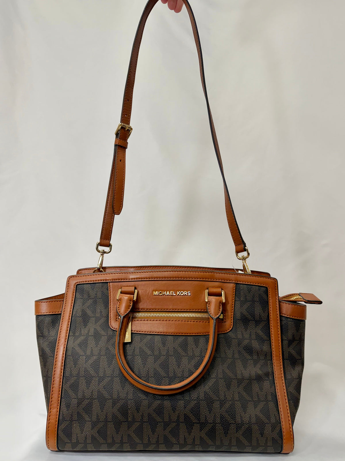Michael Kors Dark Brown Bag-Gently Used