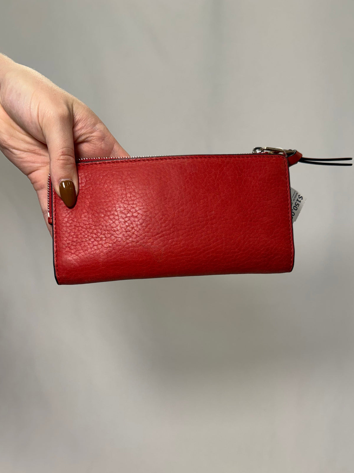 Burberry Red Wallet-Gently Used